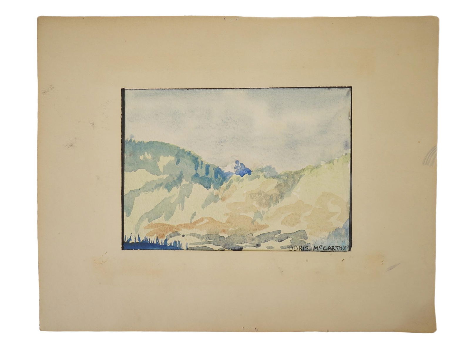 CANADIAN WATERCOLOR PAINTING SIGNED DORIS MCCARTHY (1 of 4)