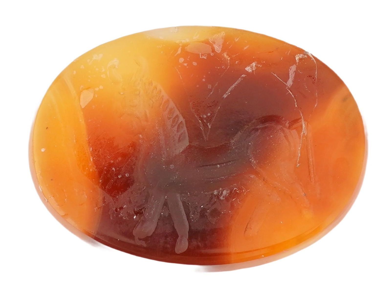 ANTIQUE VICTORIAN CARNELAIN INTAGLIO SEAL (1 of 4)