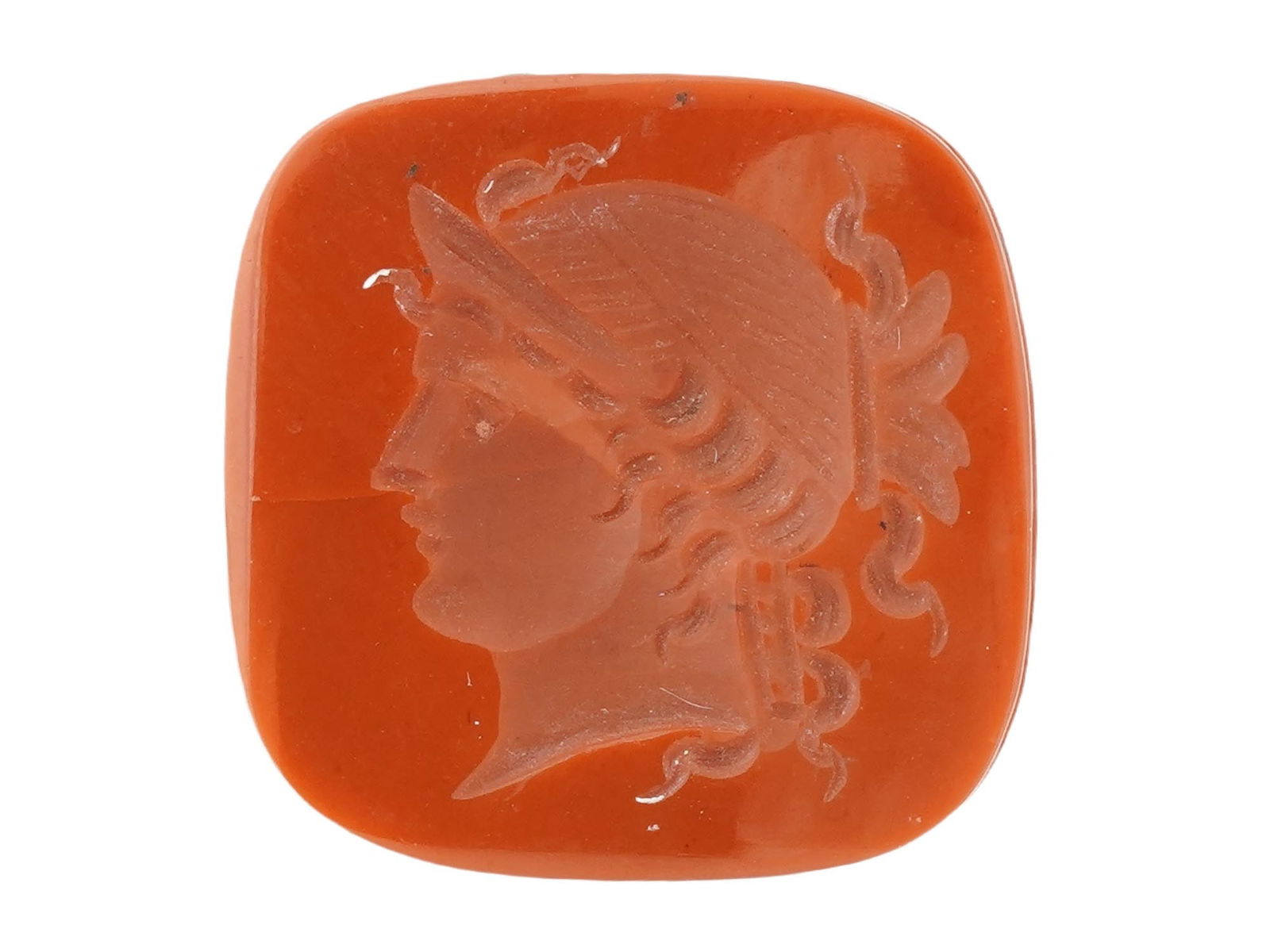 ANTIQUE VICTORIAN RED CARNELIAN INTAGLIO SEAL (1 of 4)