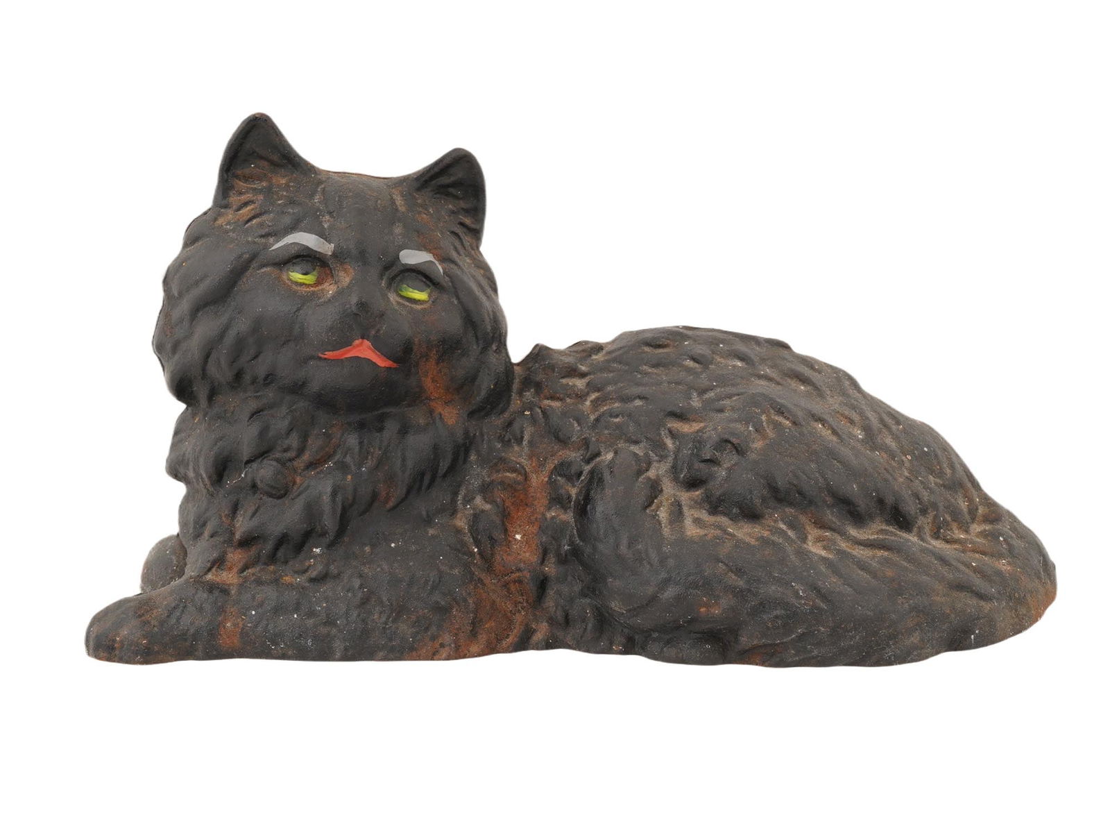 VINTAGE IRON ART CO CAST IRON PERSIAN CAT DOORSTOP (1 of 7)