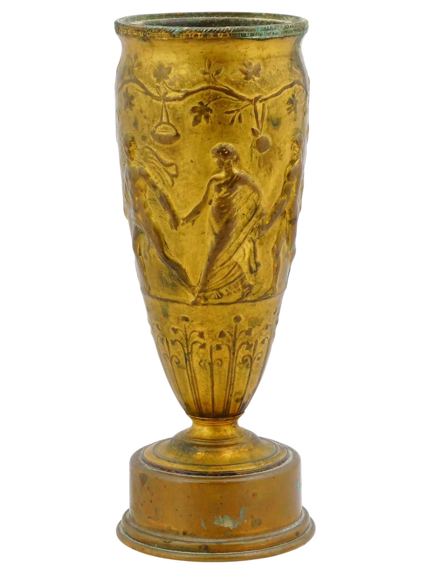 ANTIQUE FRENCH BARBEDIENNE NEO CLASSICAL BRONZE VASE (1 of 8)