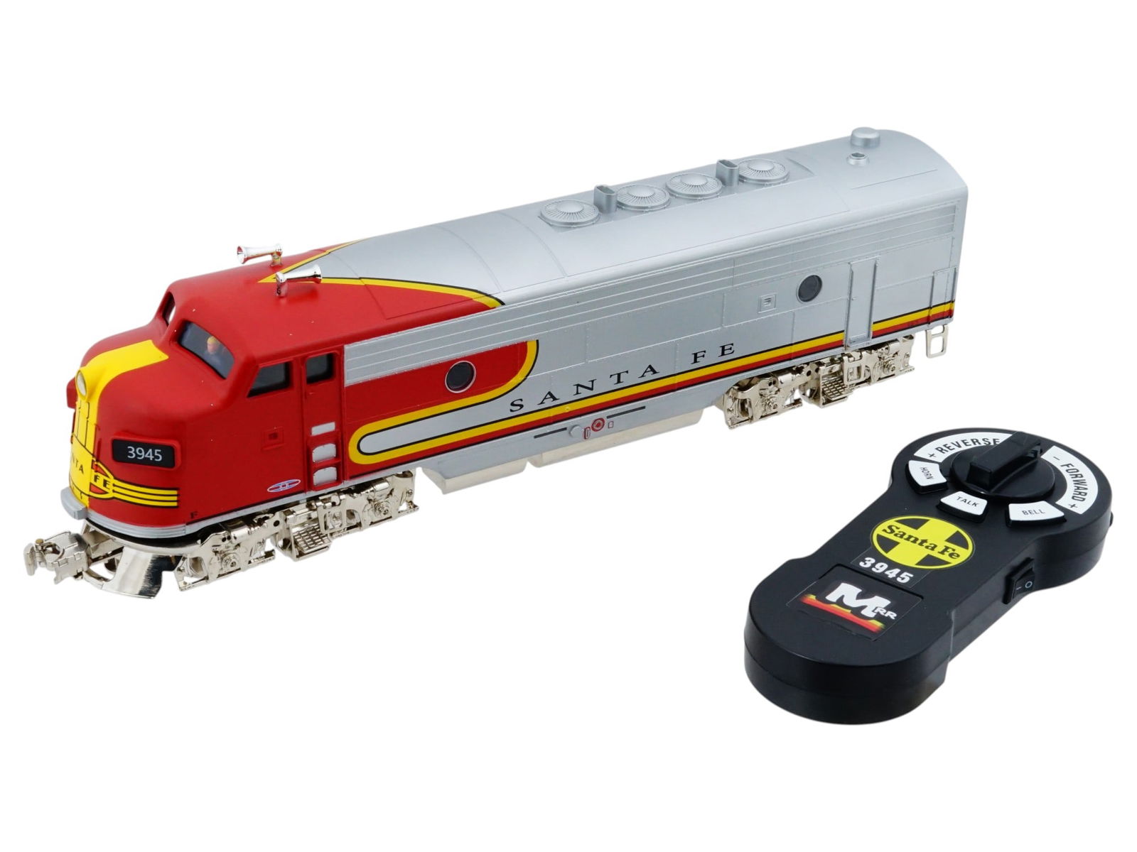 MENARDS SANTA FE F3 O GAUGE LOCOMOTIVE SCALED MODEL (1 of 17)