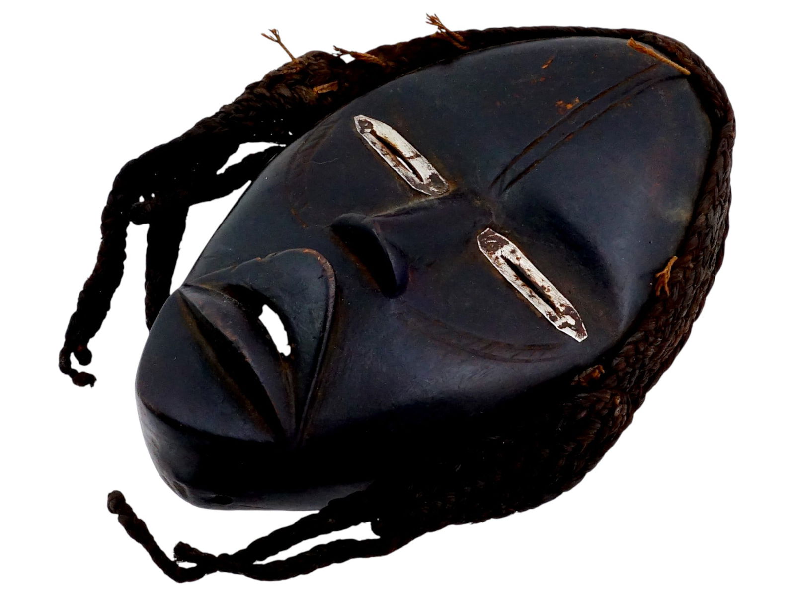 TRADITIONAL AFRICAN DAN PEOPLE CARVED WOOD TRIBAL MASK (1 of 7)