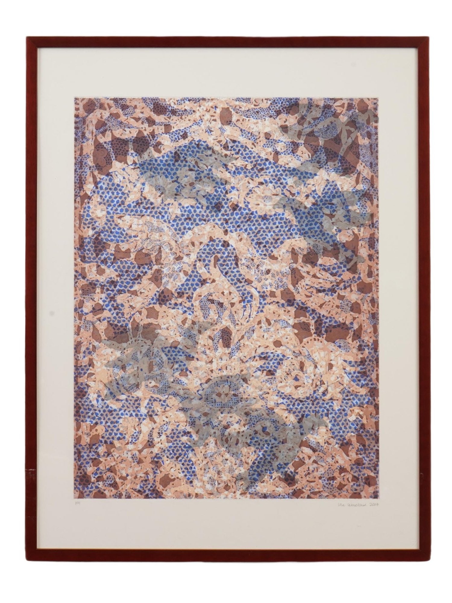 COLOR INTAGLIO PRINT BY LISE LEMELAND UNTITLED 2007 (1 of 8)