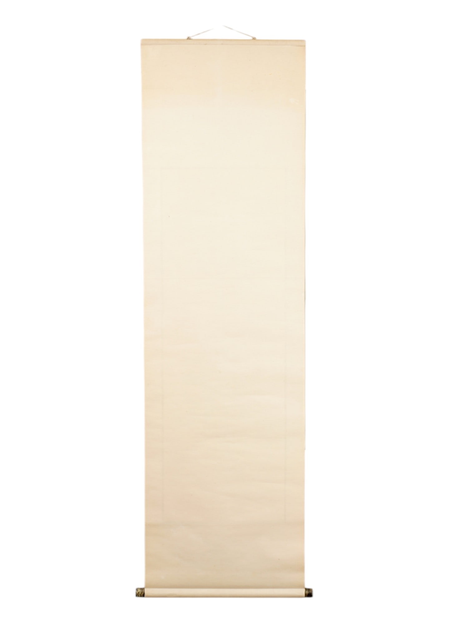 CHINESE CALLIGRAPHIC HAND WRITTEN SCROLL SIGNED - 5