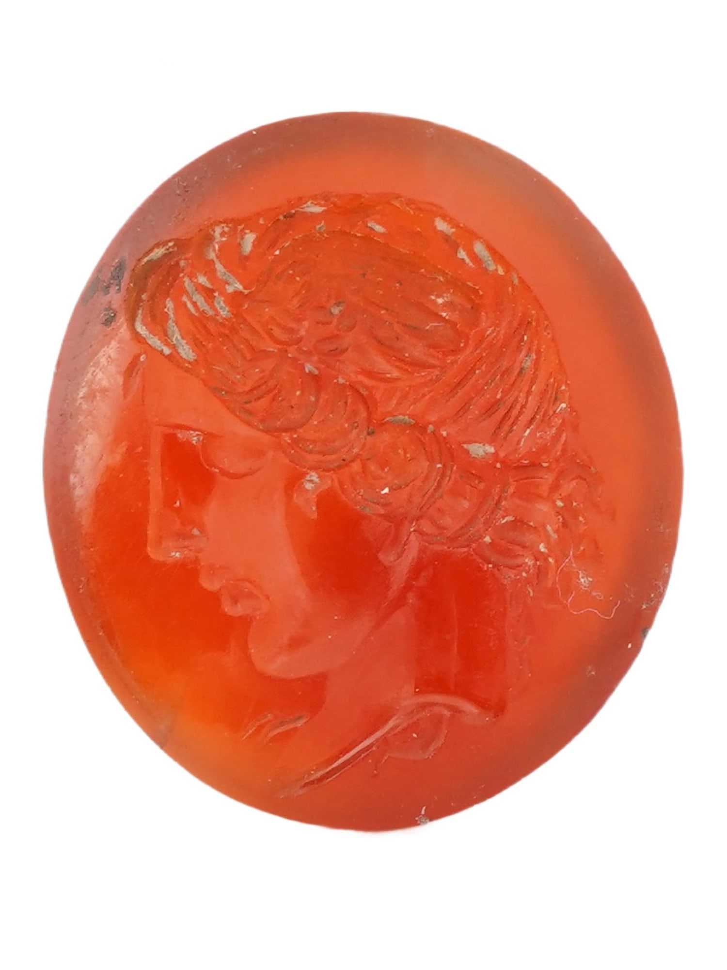 ROMAN MANNER HAND CARVED CARNELIAN STONE INTAGLIO (1 of 4)
