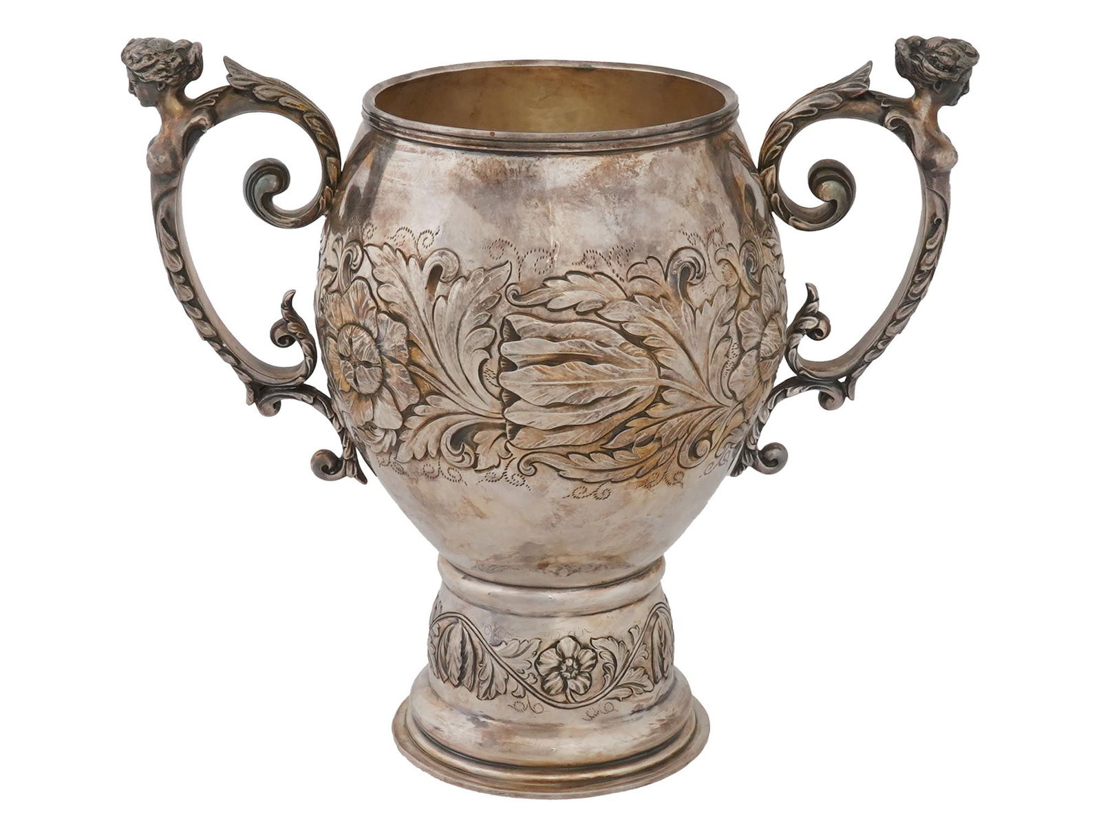 ANTIQUE SILVER PLATED VASE DANISH SILVER COMPANY (1 of 9)