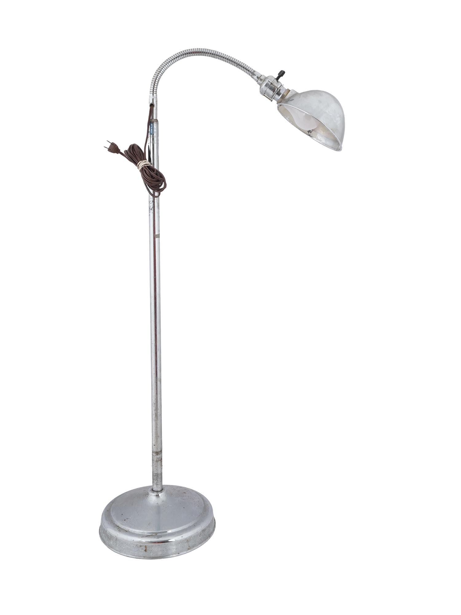 VINTAGE ADJUSTABLE GOOSENECK FLOOR LAMP BY AJUSCO (1 of 5)