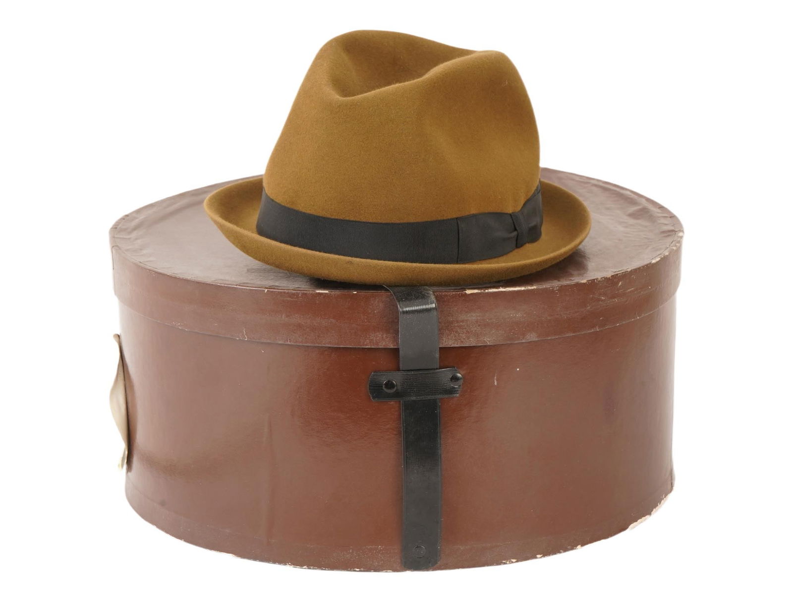 VINTAGE AMERICAN FEDORA MANS HAT BY THOMAS BEGG (1 of 16)