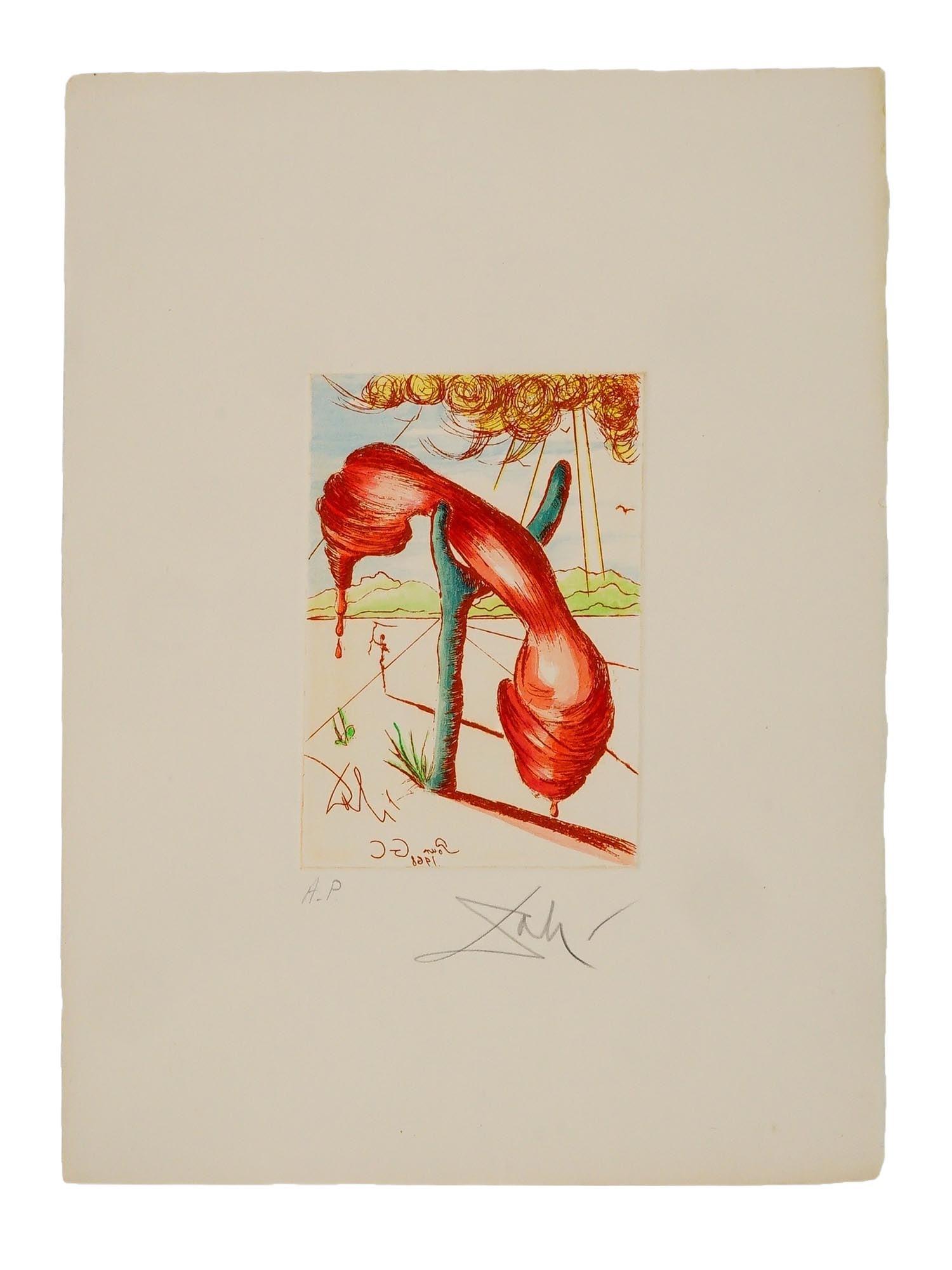 AFTER SALVADOR DALI COLOR ETCHING SOFT TELEPHONE (1 of 6)