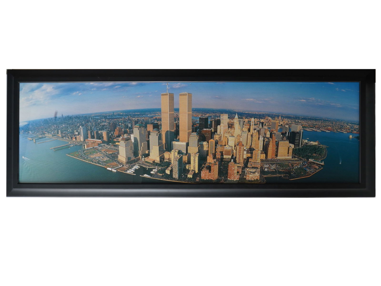 NYC SKYLINE WITH WORLD TRADE CENTER PANORAMIC PRINT (1 of 3)