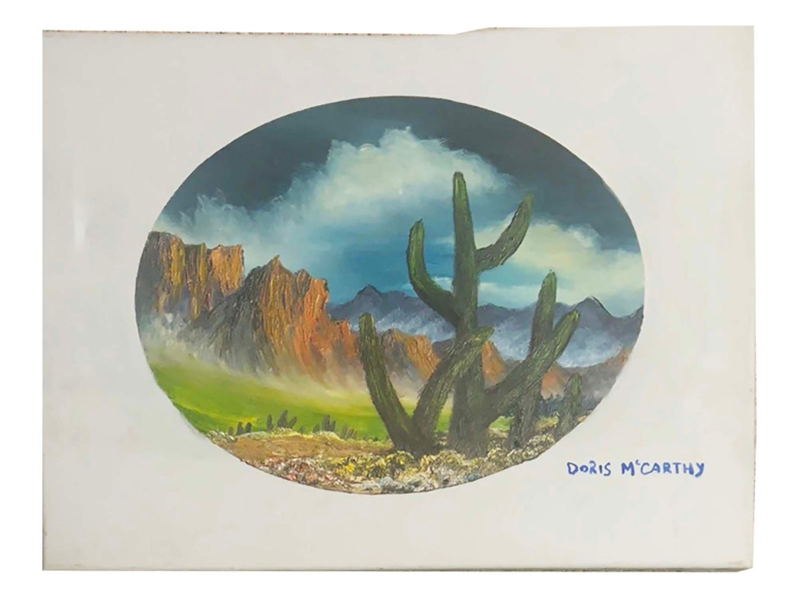 CANADIAN LANDSCAPE OIL PAINTING SIGNED DORIS MCCARTHY (1 of 6)