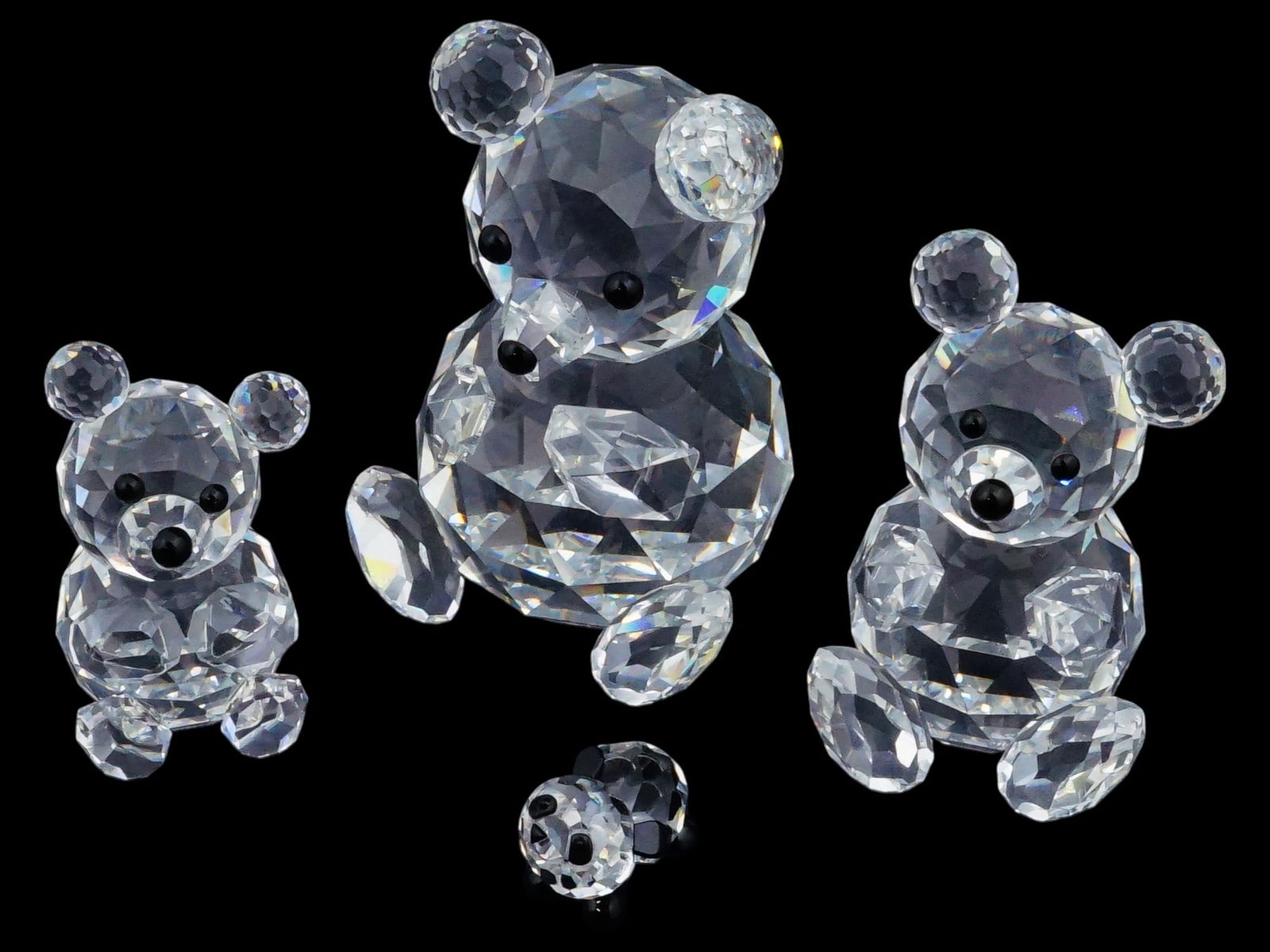 LOT OF SWAROVSKI CRYSTAL BEARS PANDA FIGURINES (1 of 13)