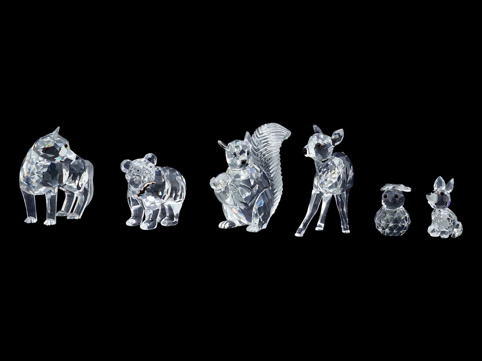 COLLECTION OF CRYSTAL ANIMAL FIGURINES BY SWAROVSKI (1 of 12)