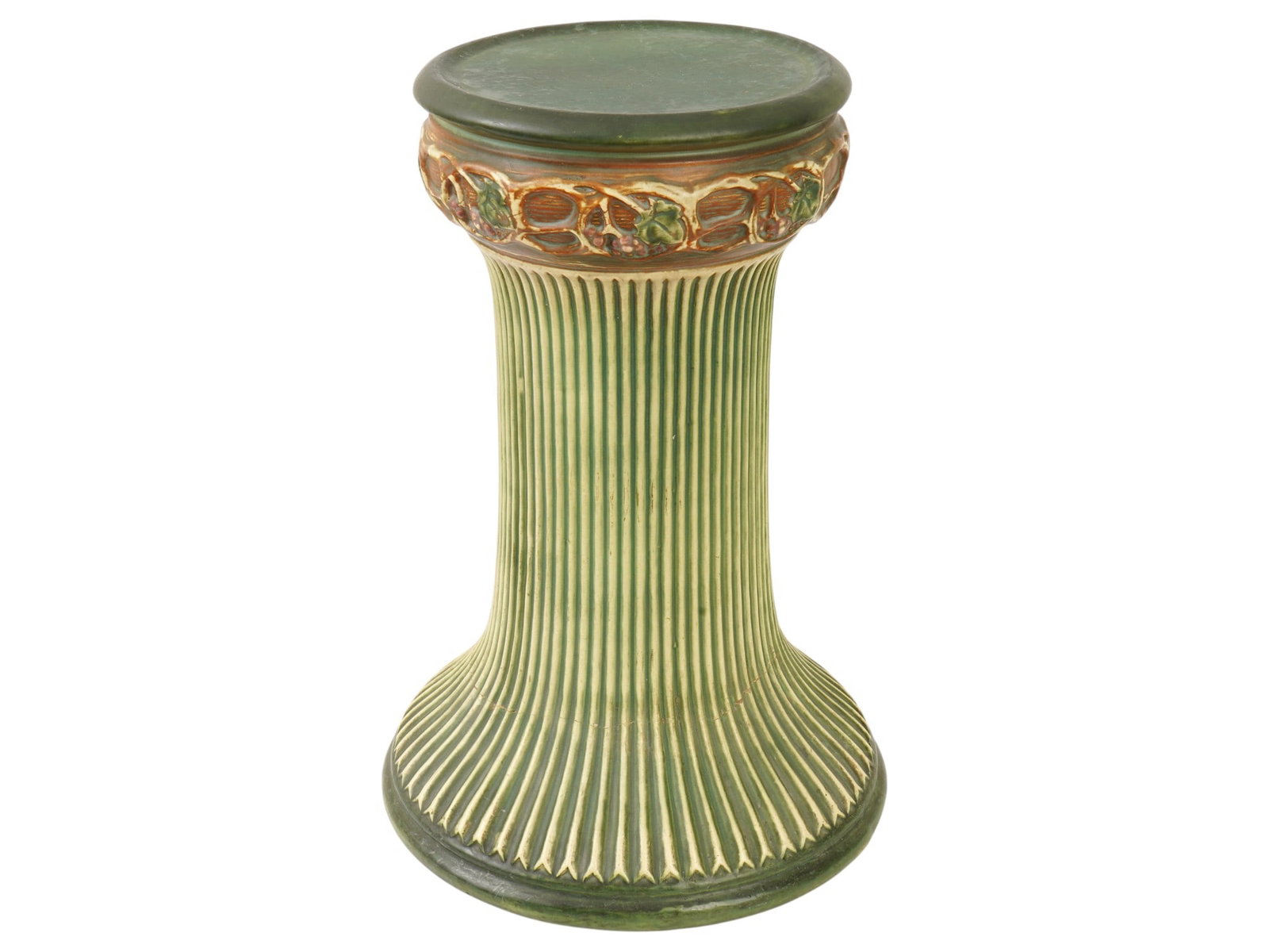 ROSEVILLE ART POTTERY MANNER CERAMIC PEDESTAL STAND (1 of 6)