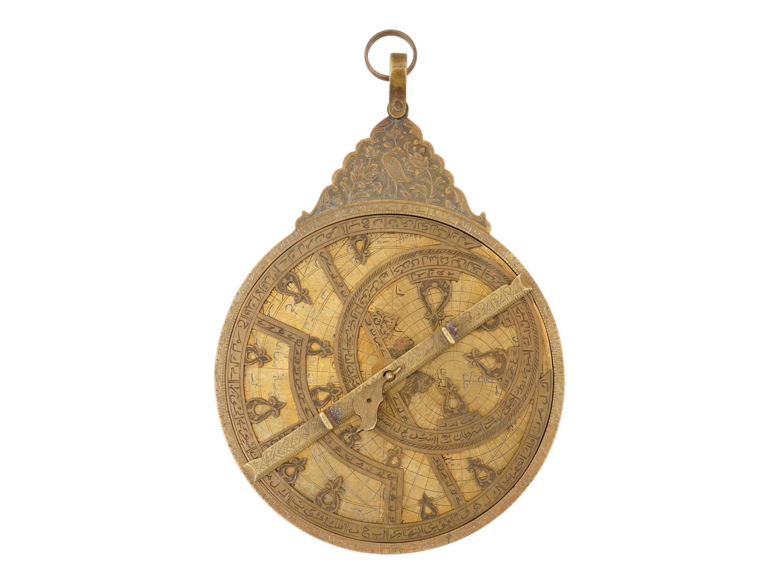 ANTIQUE ISLAMIC BRASS PLANISPHERIC ASTROLABE (1 of 6)