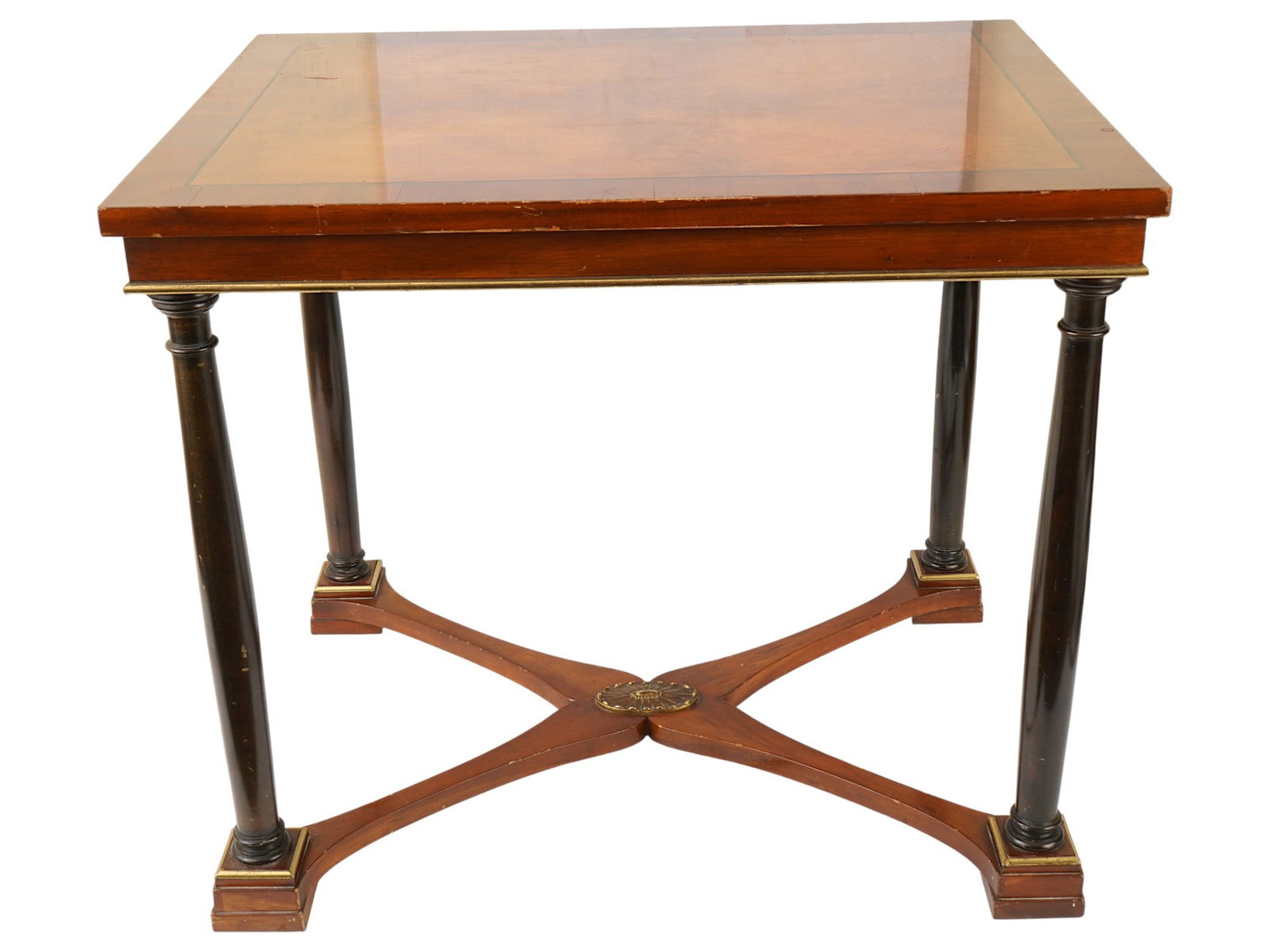 ITALIAN VICTORIAN MANNER WOOD HANDKERCHIEF TABLE (1 of 8)