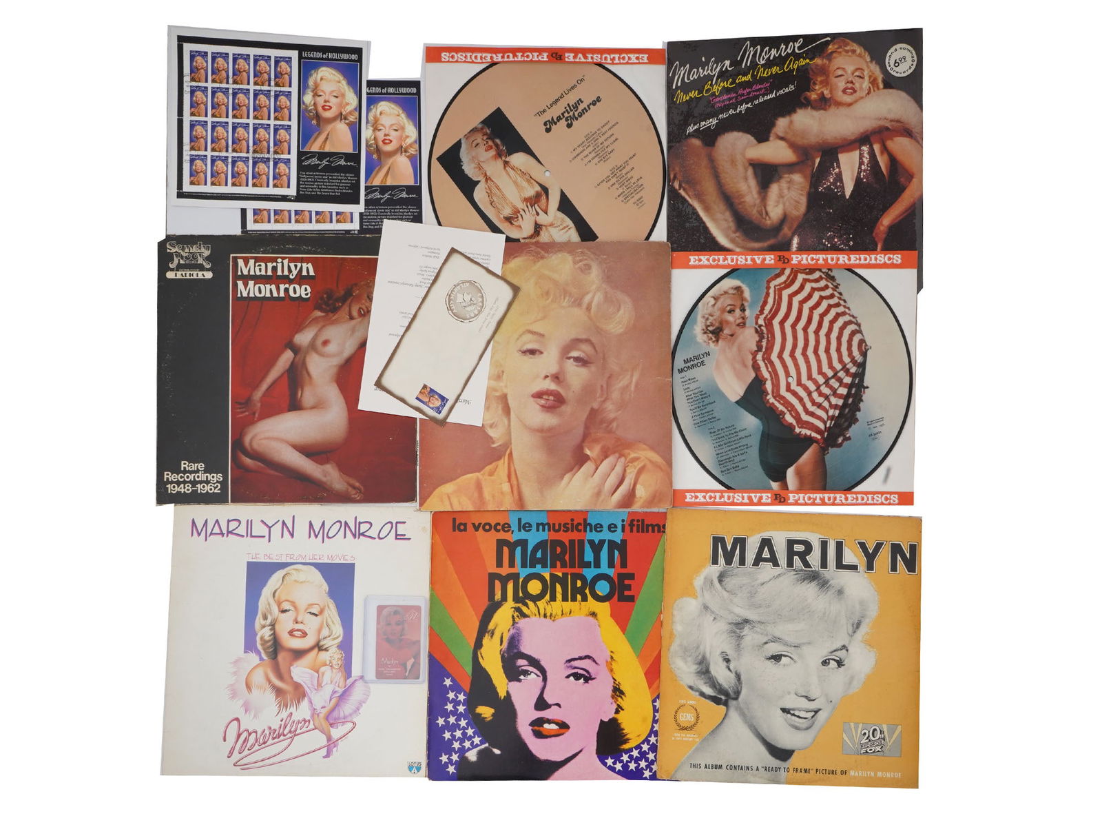 LOT OF MARILYN MONROE COLLECTIBLES (1 of 4)