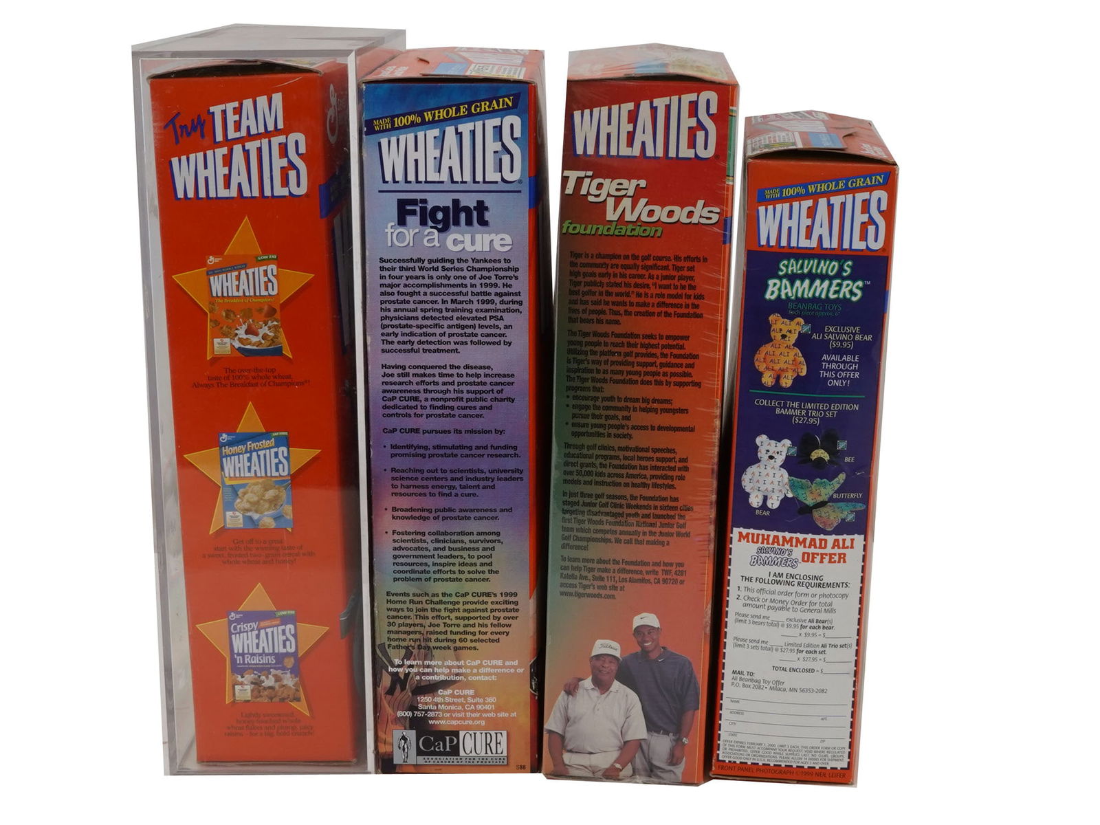 4 WHEATIES BOXES FEATURING SEALED BOXES - 2