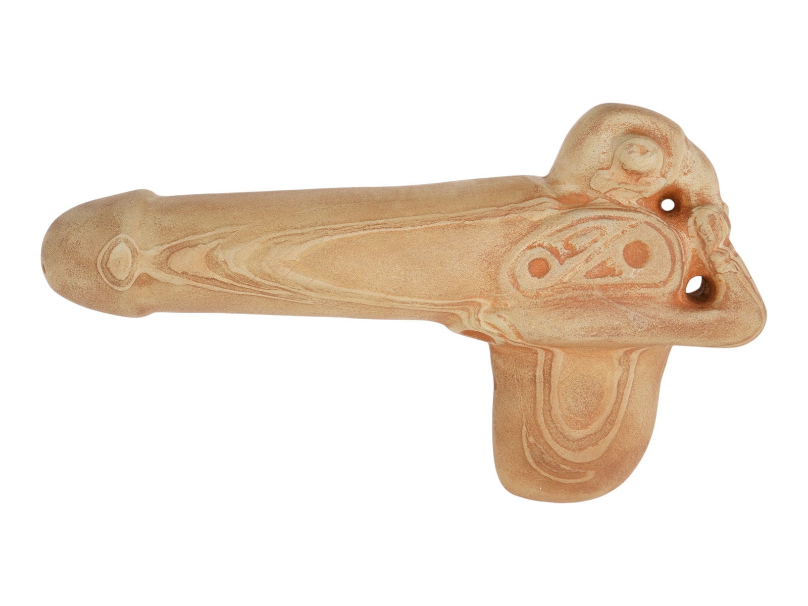 ANCIENT PRE COLUMBIAN TAINO STONE PHALLUS FIGURINE (1 of 6)