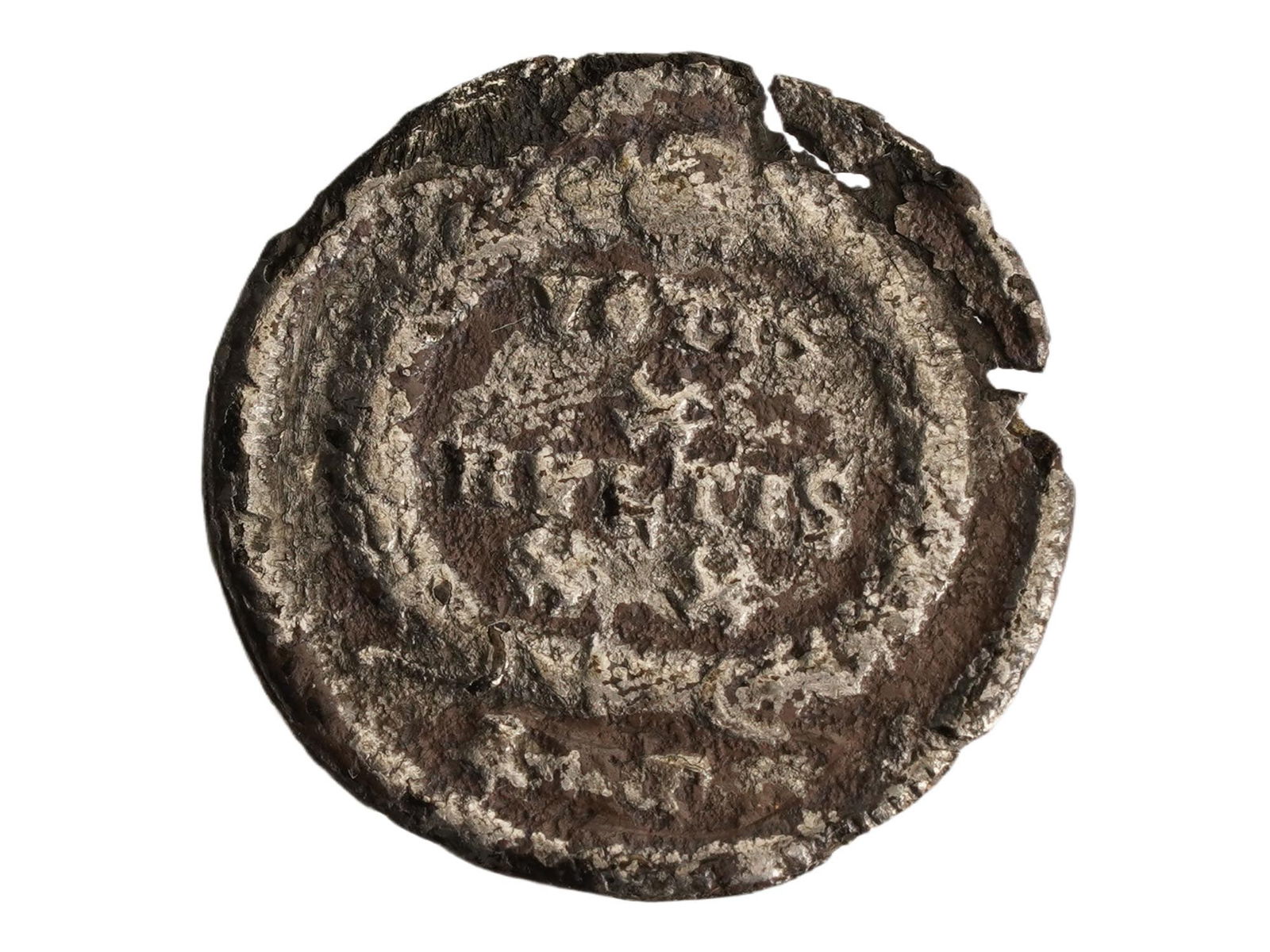 ANCIENT ROMAN SILVER TETRADRACHM COIN 100 TO 300 AD (1 of 2)