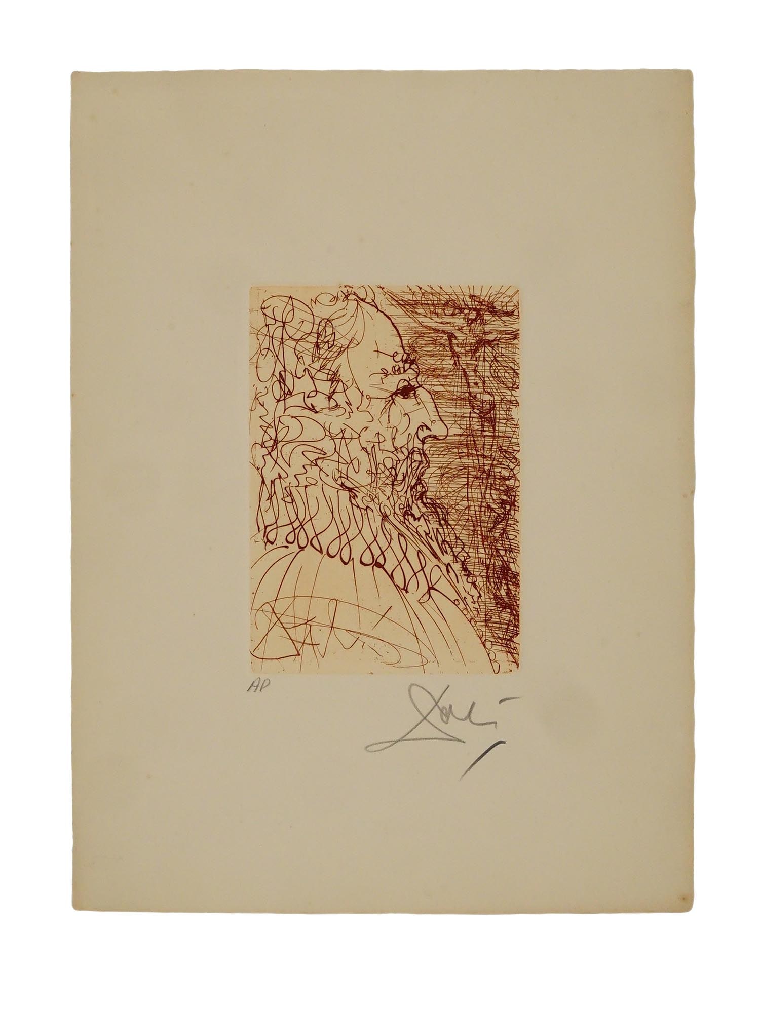 SALVADOR DALI LIMITED EDITION EL GRECO ETCHING (1 of 5)