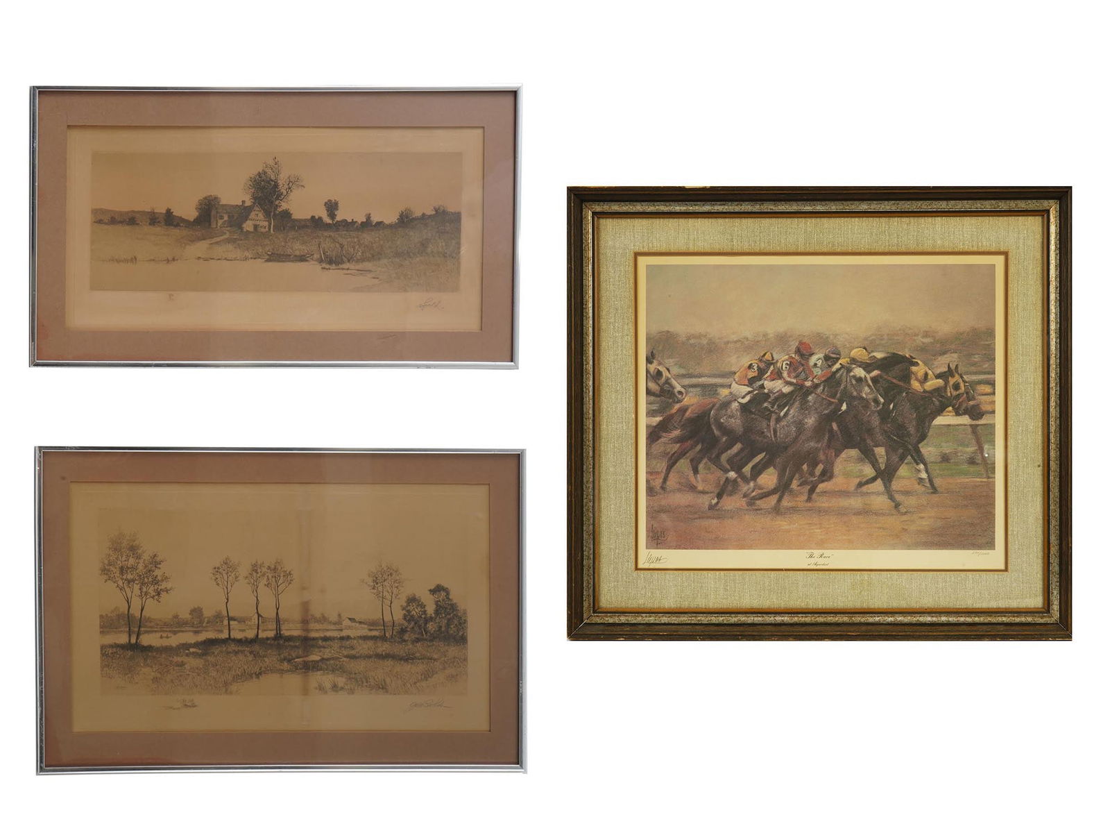 AMERICAN ETCHINGS BY G.W. BOHDE AND J. HALLER LANDSCAPE (1 of 14)