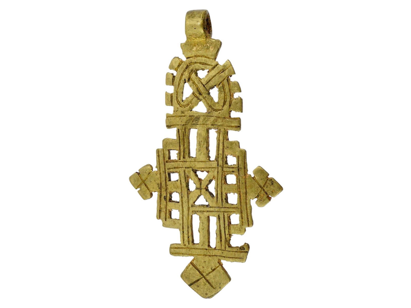 ETHIOPIAN COPTIC HAND CRAFTED CROSS PENDANT (1 of 8)