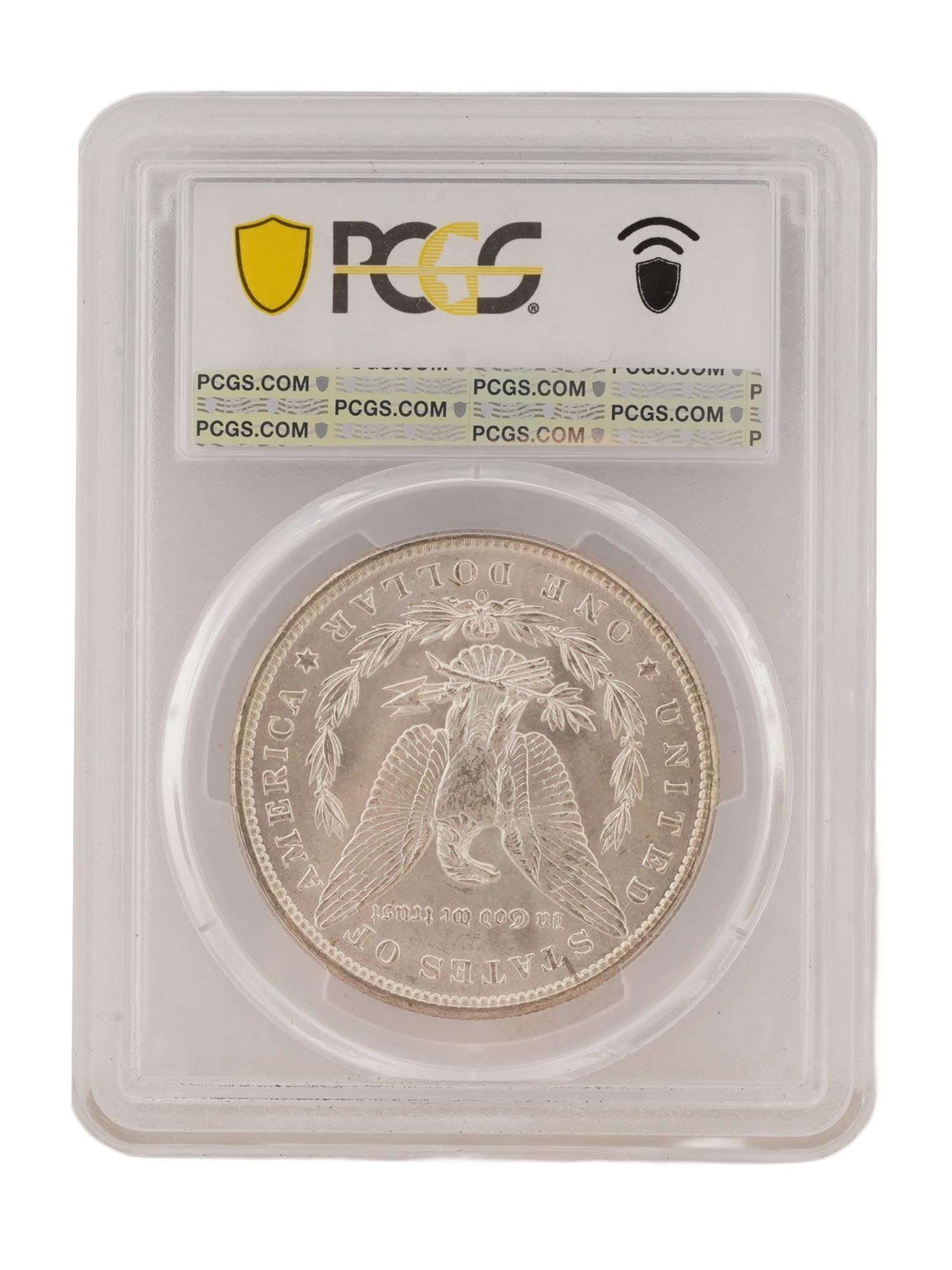 1898 MORGAN SILVER COIN GRADED MS64 BY PCGS IN CASE (1 of 7)