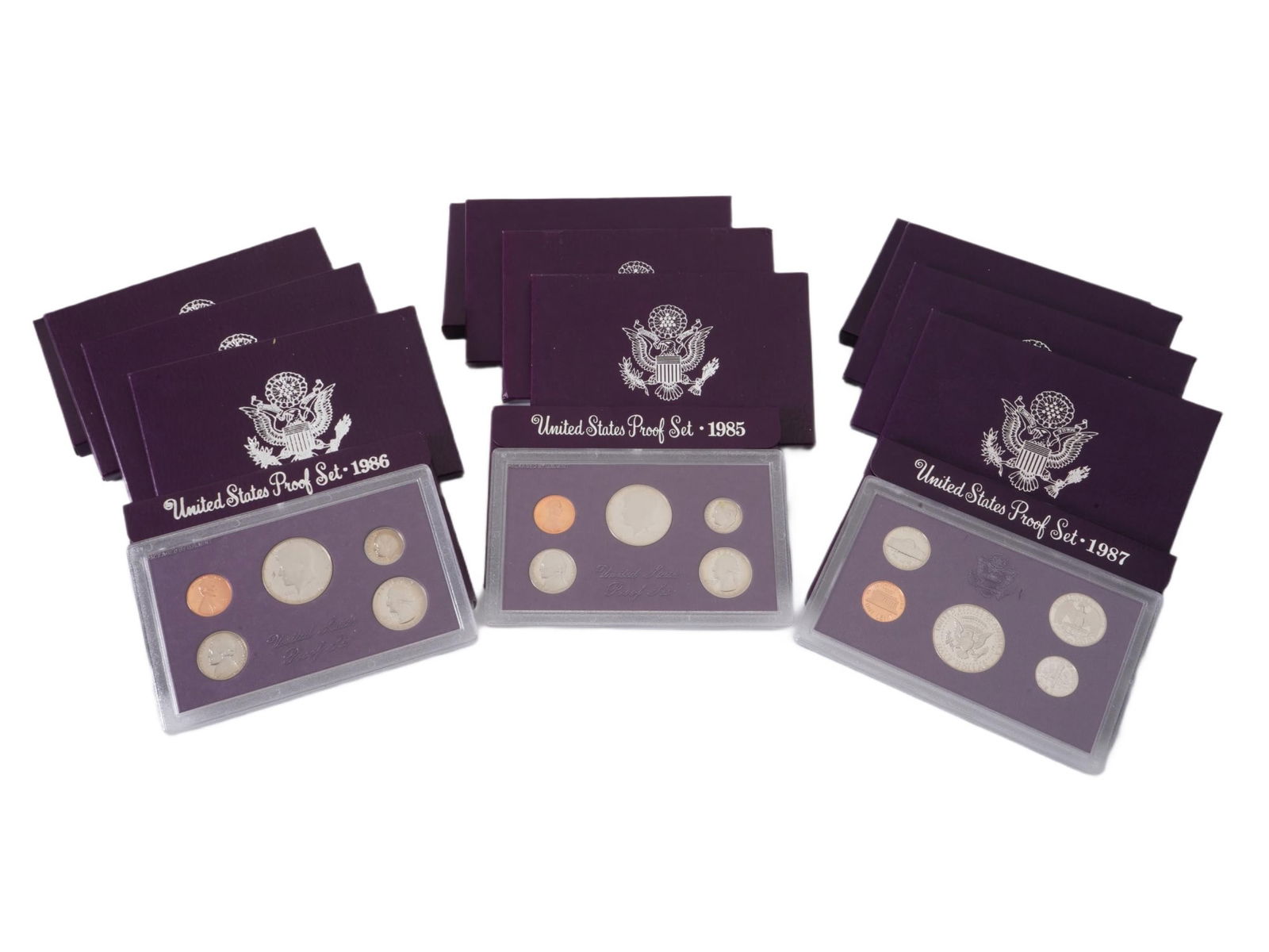 COLLECTION OF VINTAGE UNITED STATES PROOF SET COINS (1 of 3)