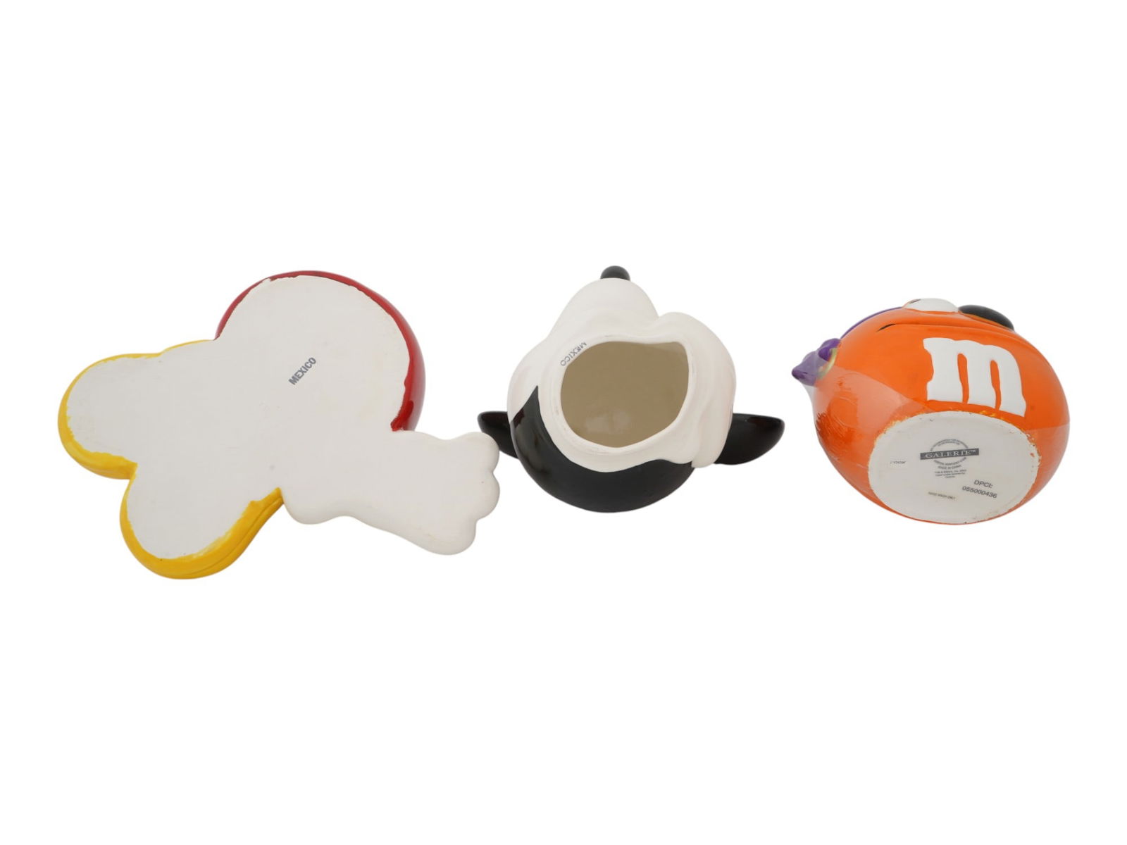 MICKEY MOUSE AND M AND MS CERAMIC COOKIE JARS - 7