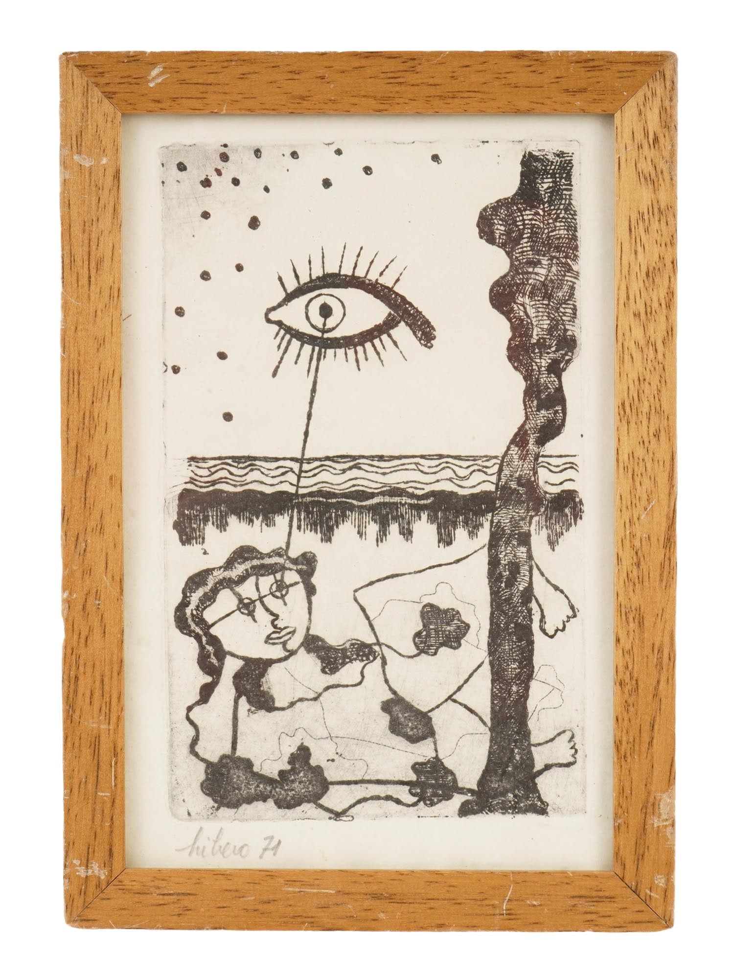 VINTAGE ARGENTINIAN ETCHING BY LIBERO BADII 1971 (1 of 5)