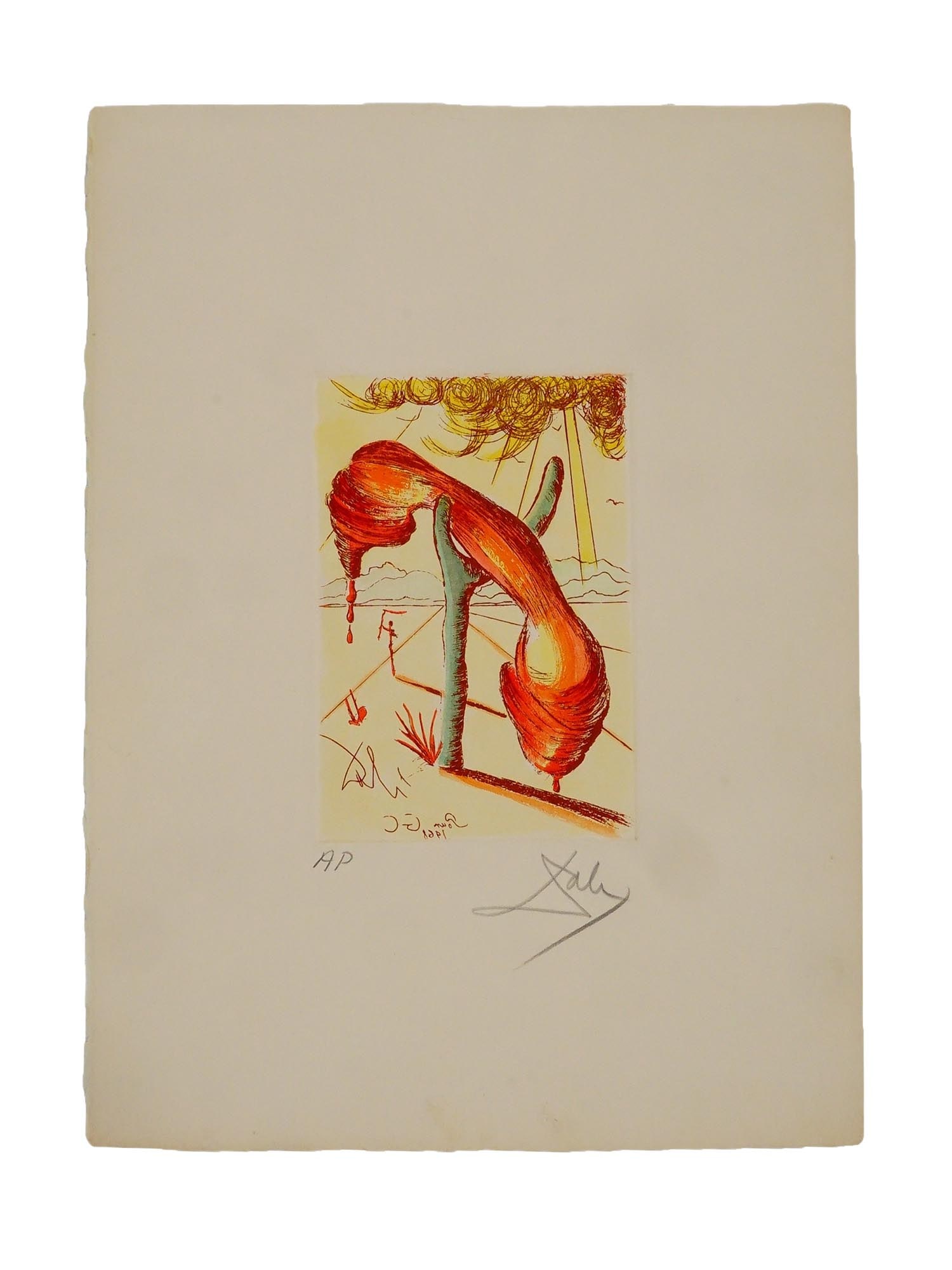 LTD SURREAL ETCHING AFTER SALVADOR DALI SIGNED (1 of 5)