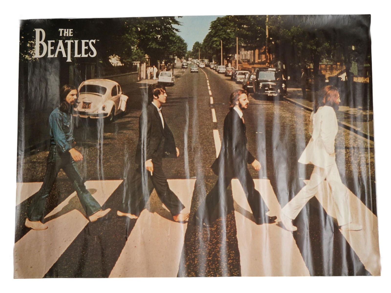 THE BEATLES COVER OF ABBEY ROAD ALBUM POSTER (1 of 8)