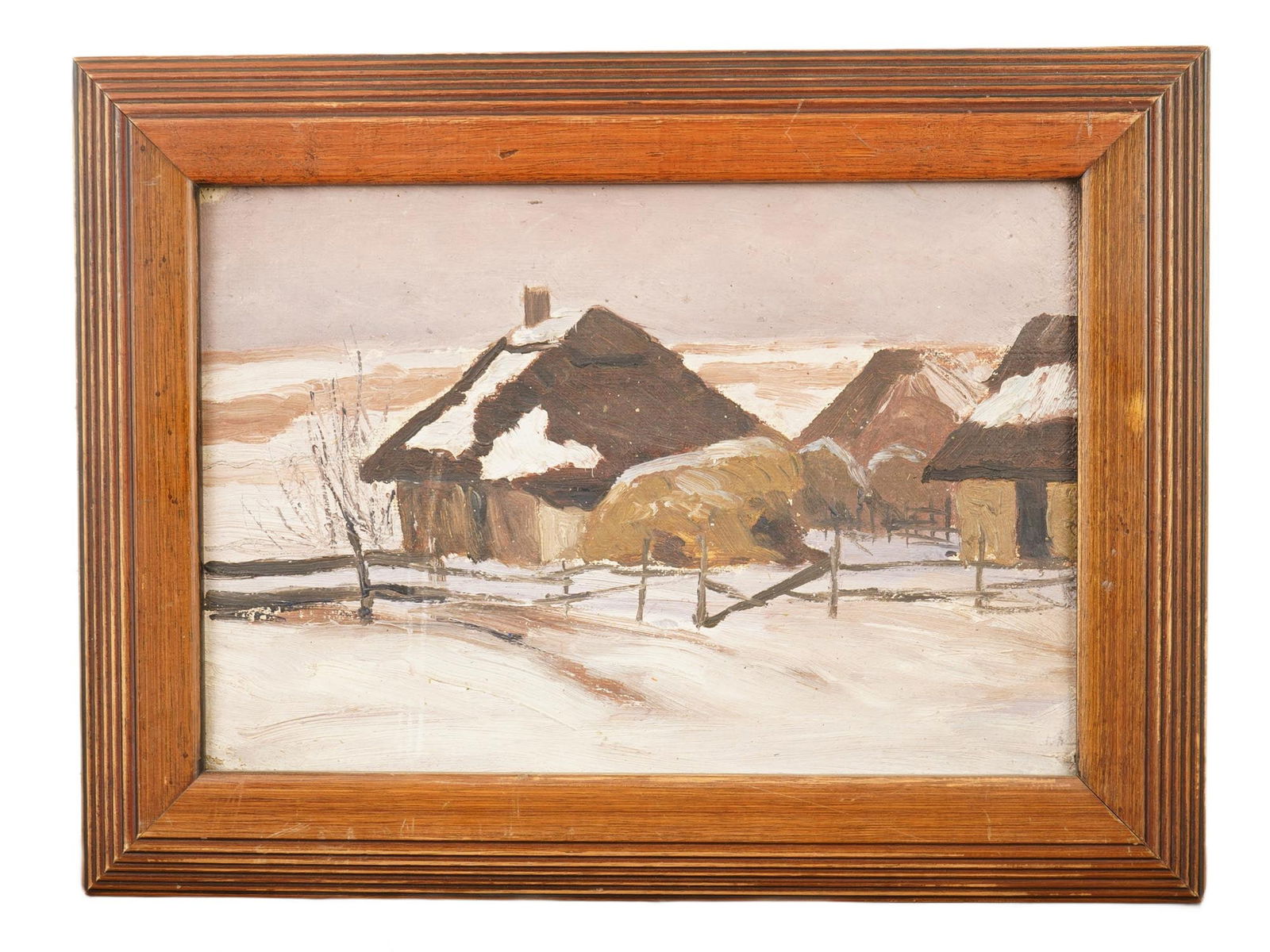 UKRAINIAN RURAL OIL PAINTING BY YURIY PAVLOVICH (1 of 3)