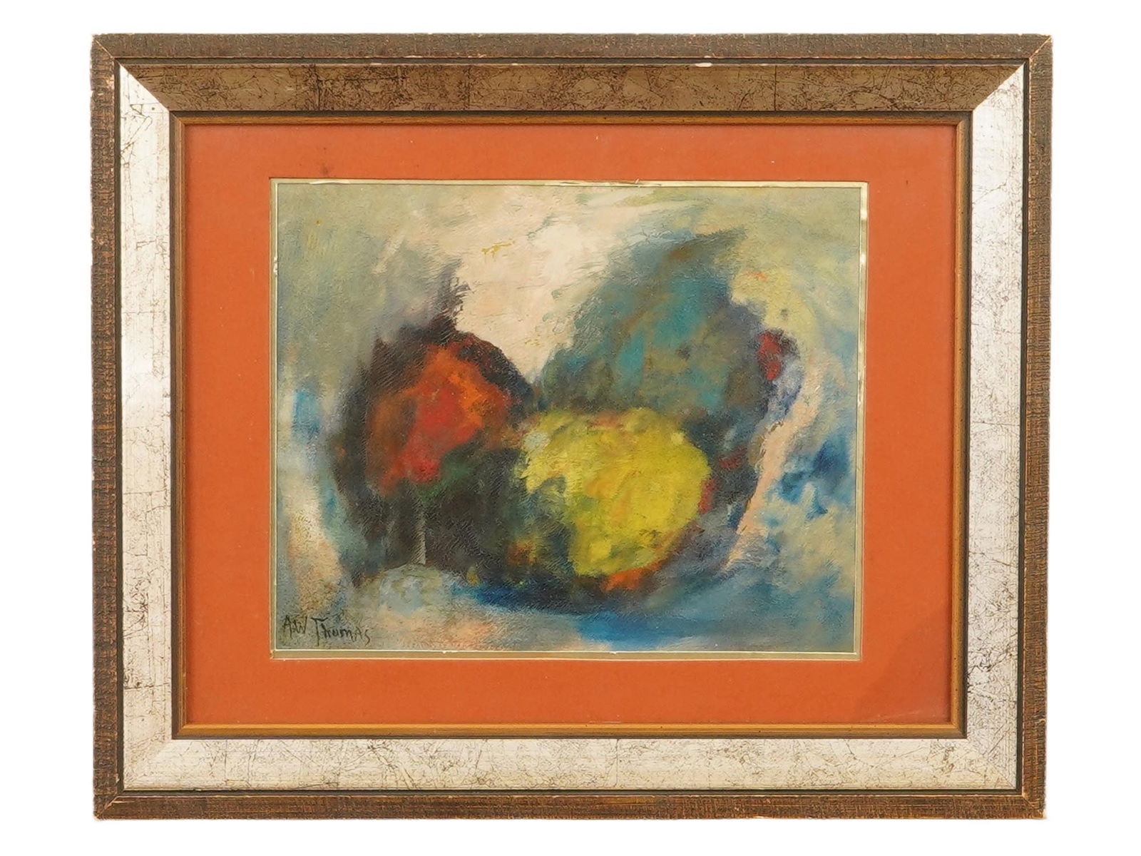 ATTR ALMA THOMAS AMERICAN ABSTRACT OIL PAINTING (1 of 5)