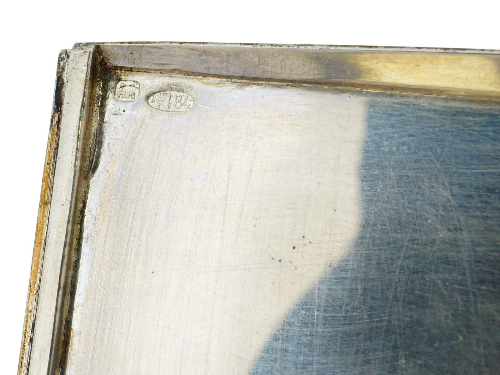 RUSSIAN SILVER CIGARETTE CASE W IMPERIAL EAGLE - 10