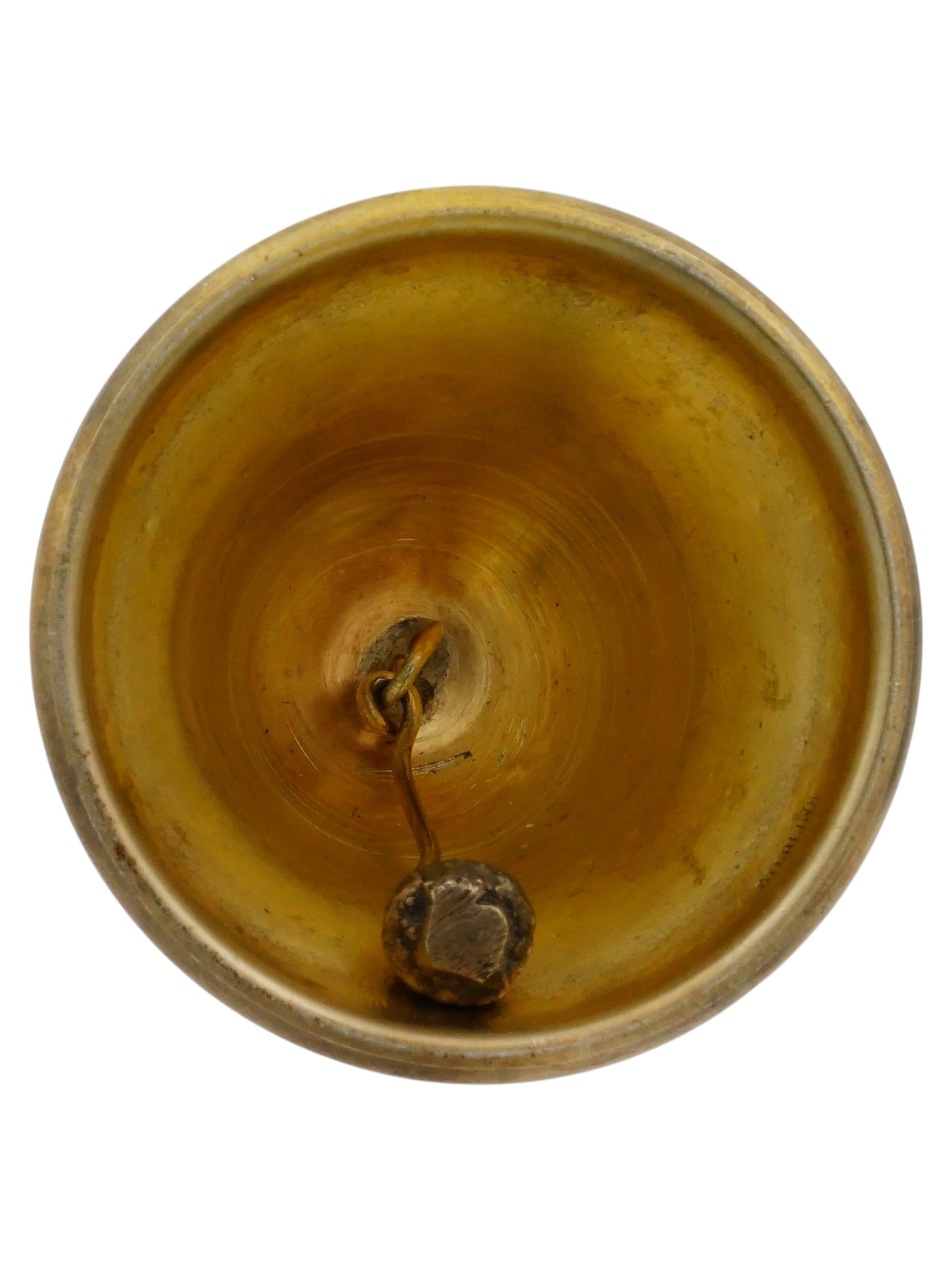 RUSSIAN SILVER FIGURAL TABLE BELL WITH A BUST HANDLE - 7