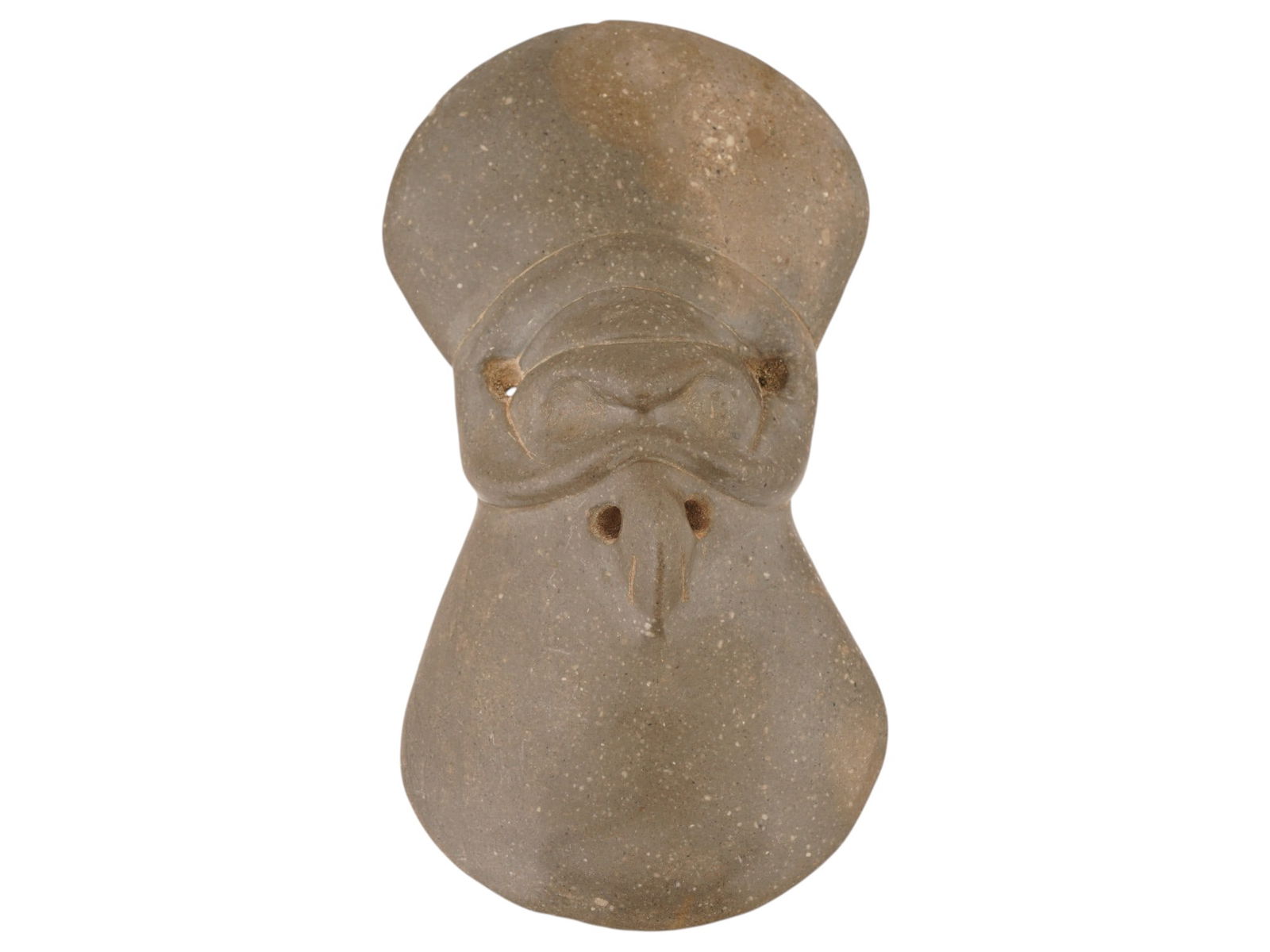 ANCIENT TAINO CARVED STONE FIGURINE OF BIRD AMULET (1 of 5)