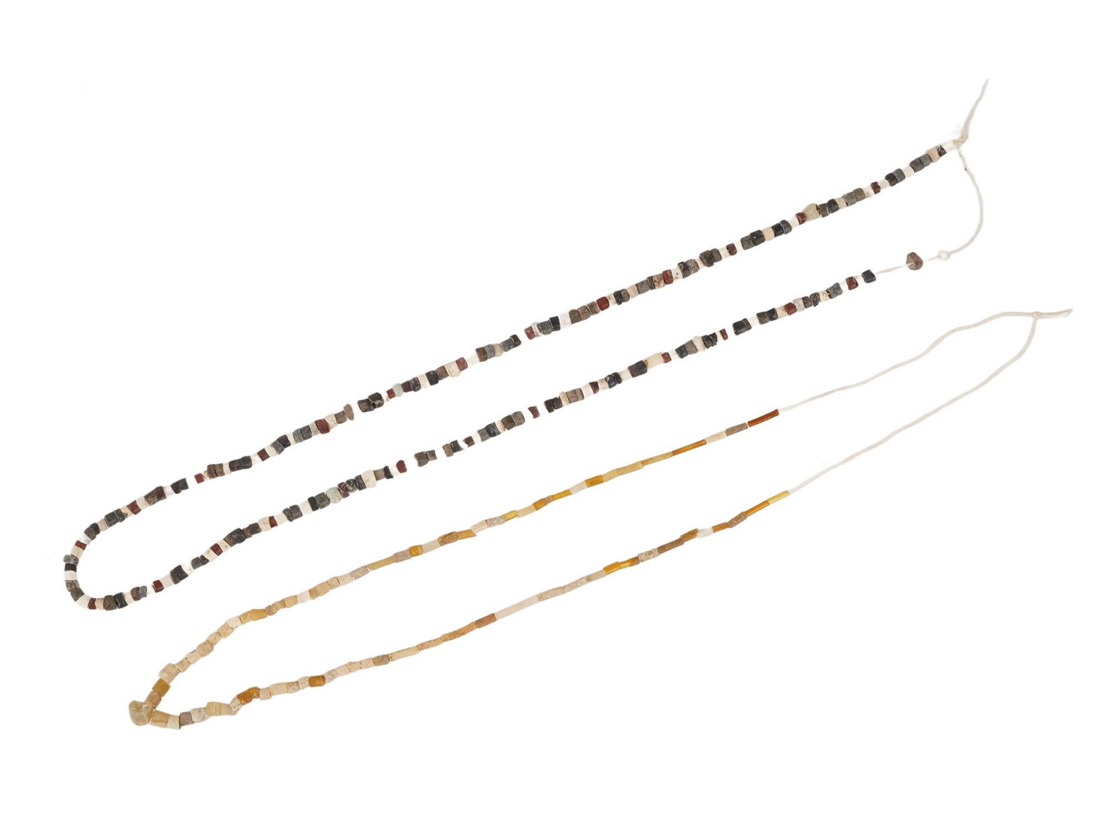 ANCIENT EGYPTO ROMAN STEATIE AND GLASS BEAD NECKLACES (1 of 4)