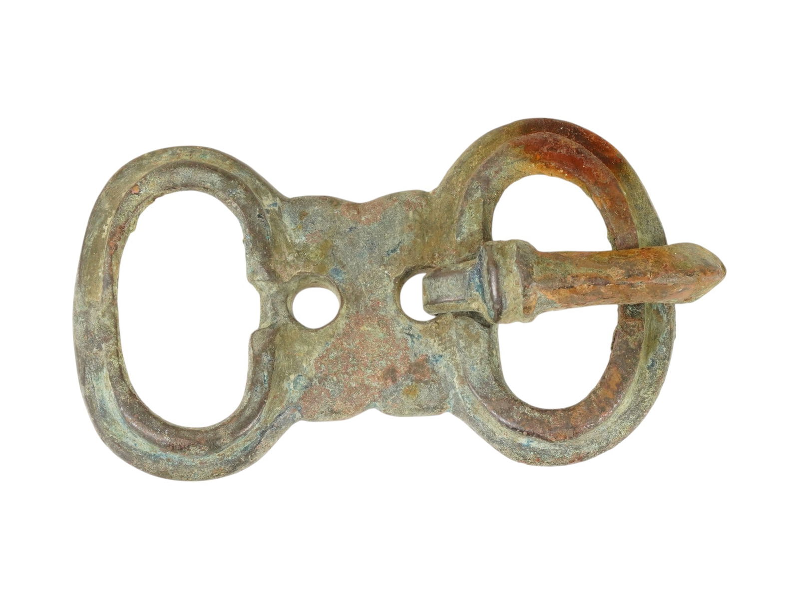 ANCIENT ROMAN BRONZE BELT BUCKLE 100 TO 300 AD (1 of 4)