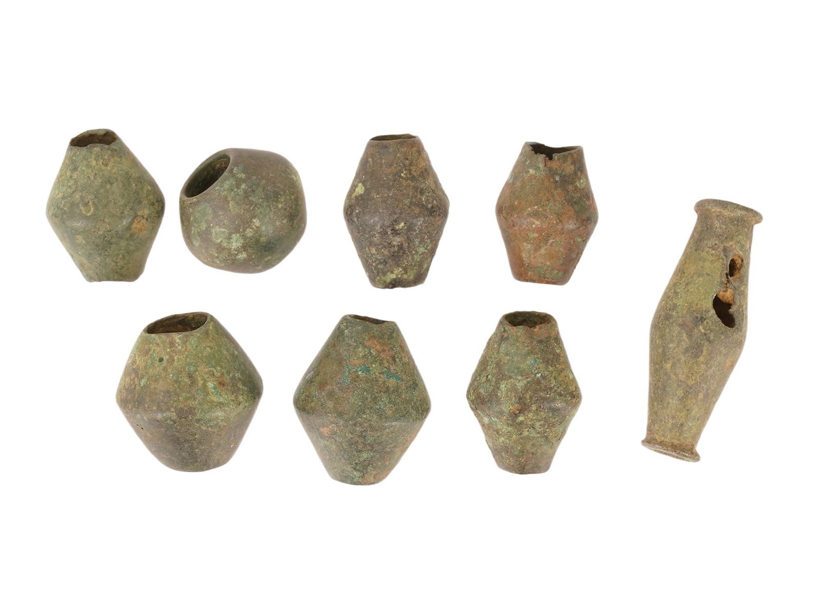 GROUP OF ANCIENT NEAR EASTERN BRONZE BEADS (1 of 6)