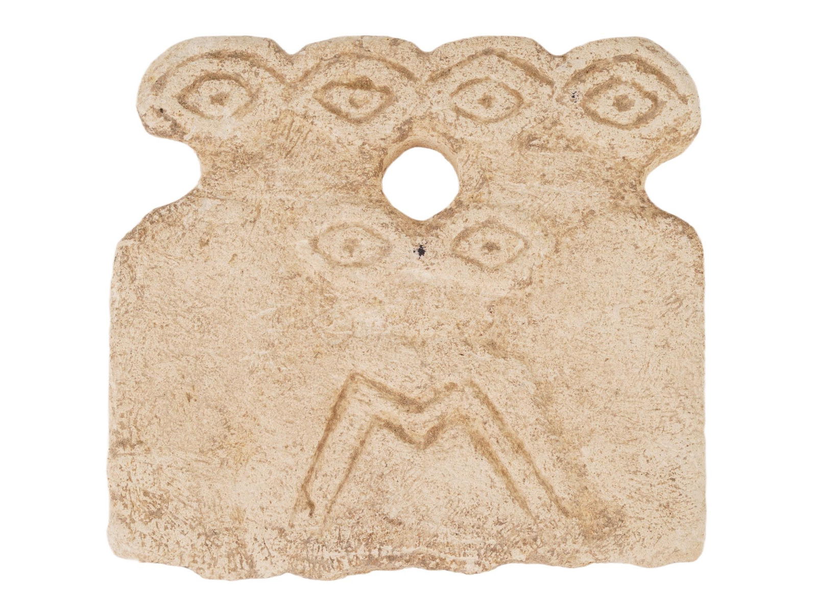 ANCIENT NEAR EASTERN TRIPLE STONE EYE IDOL (1 of 6)
