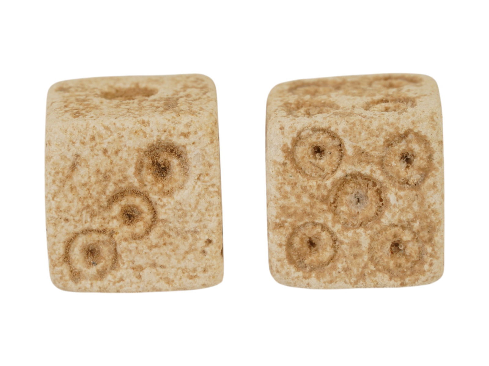 ANCIENT ROMAN STONE DICE 100 TO 300 AD (1 of 6)