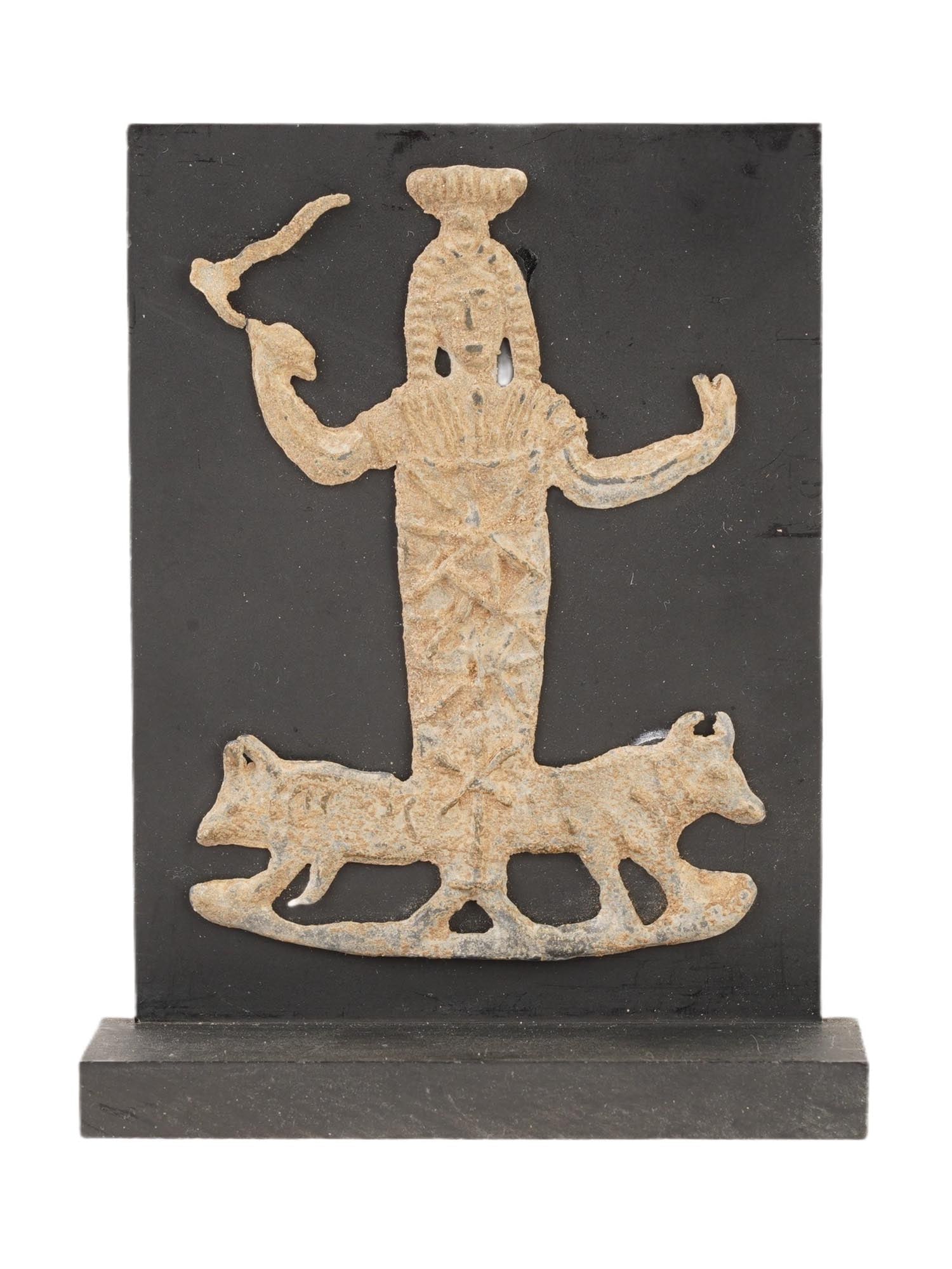 ANCIENT ROMAN PLAQUE FIGURE ATARGATIS HELIOPOLITANUS (1 of 6)