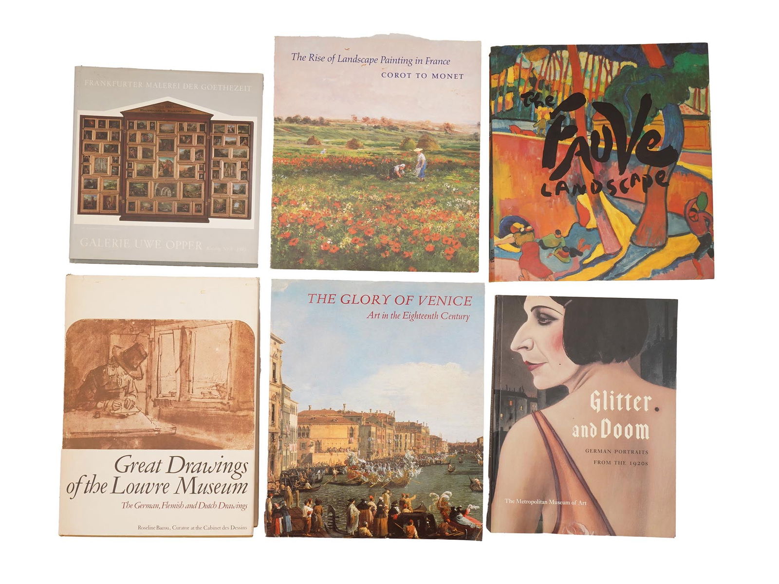 GROUP OF SIX VINTAGE ART BOOKS AND CATALOGUES (1 of 7)