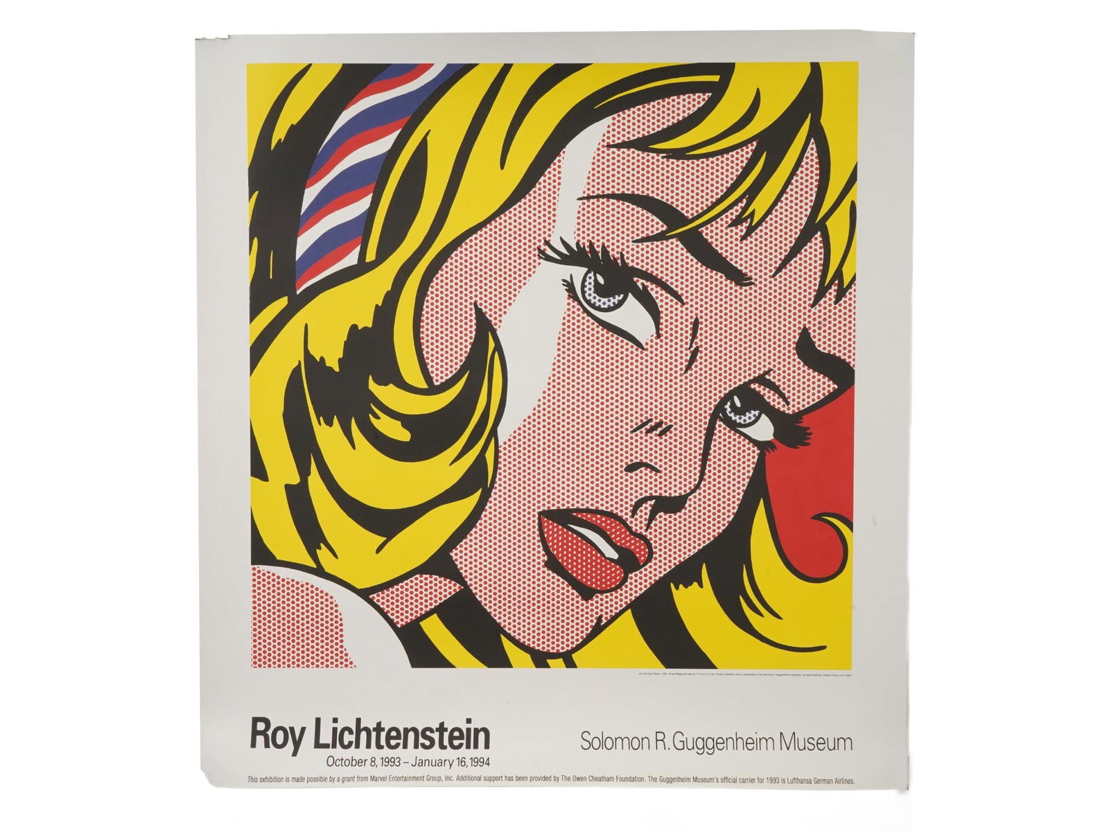 ROY LICHTENSTEIN AMERICAN POP ART EXHIBITION POSTER (1 of 6)