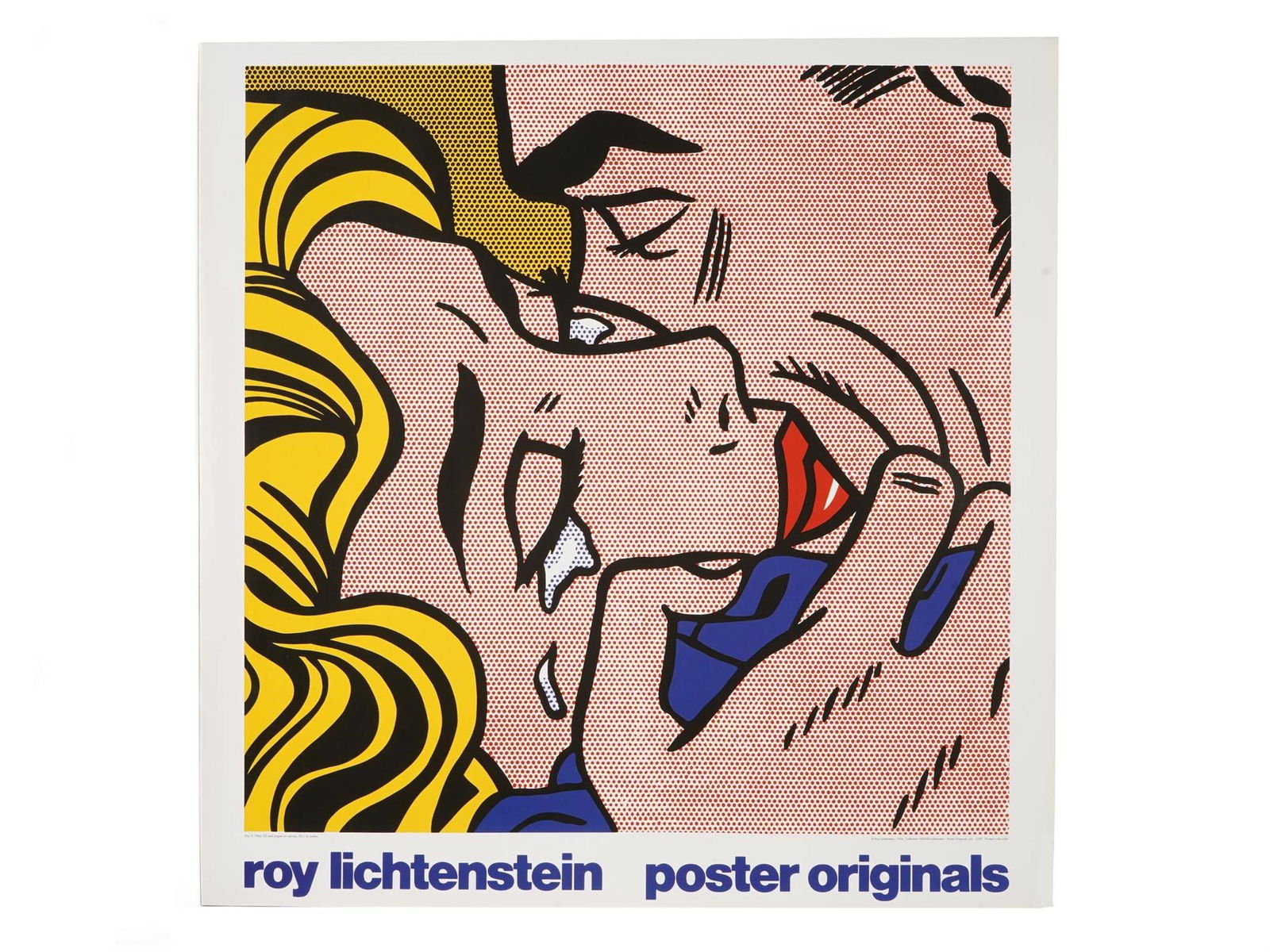 VINTAGE MID CEN AMERICAN ROY LICHTENSTEIN POSTER (1 of 6)