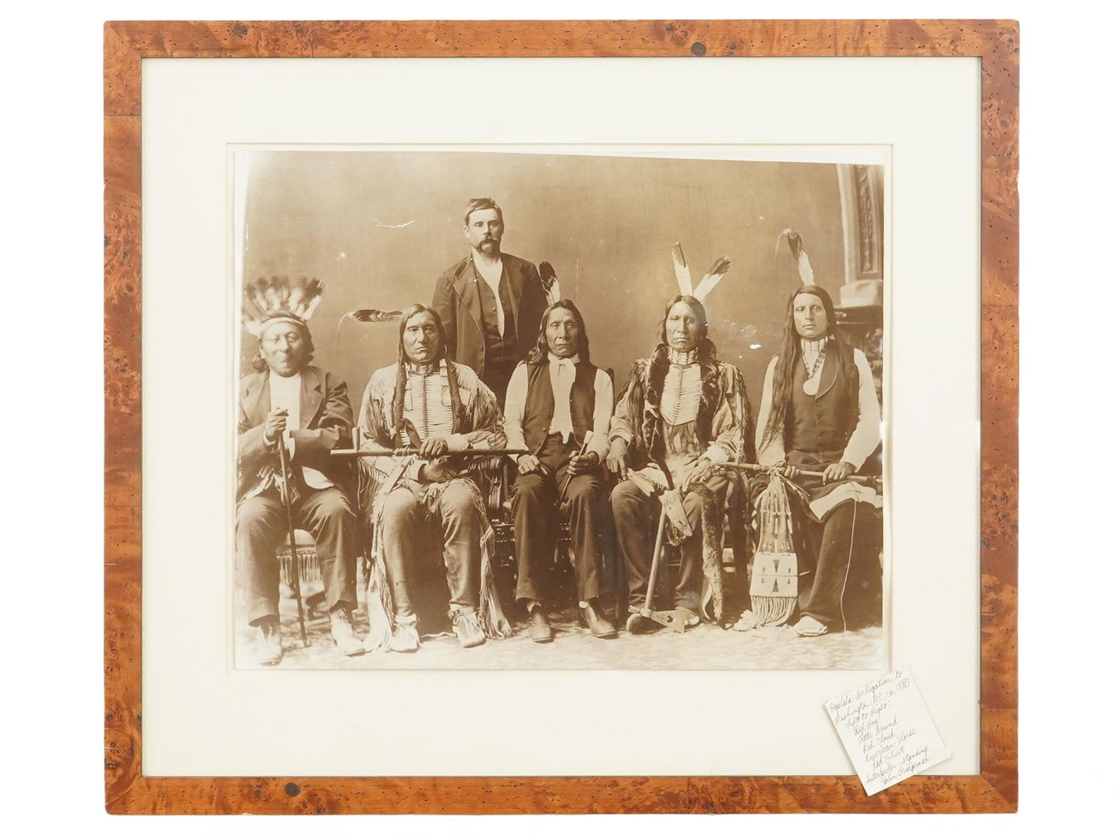 ORIGINAL AMERICAN SIOUX GROUP PHOTO OF DELEGATION (1 of 4)
