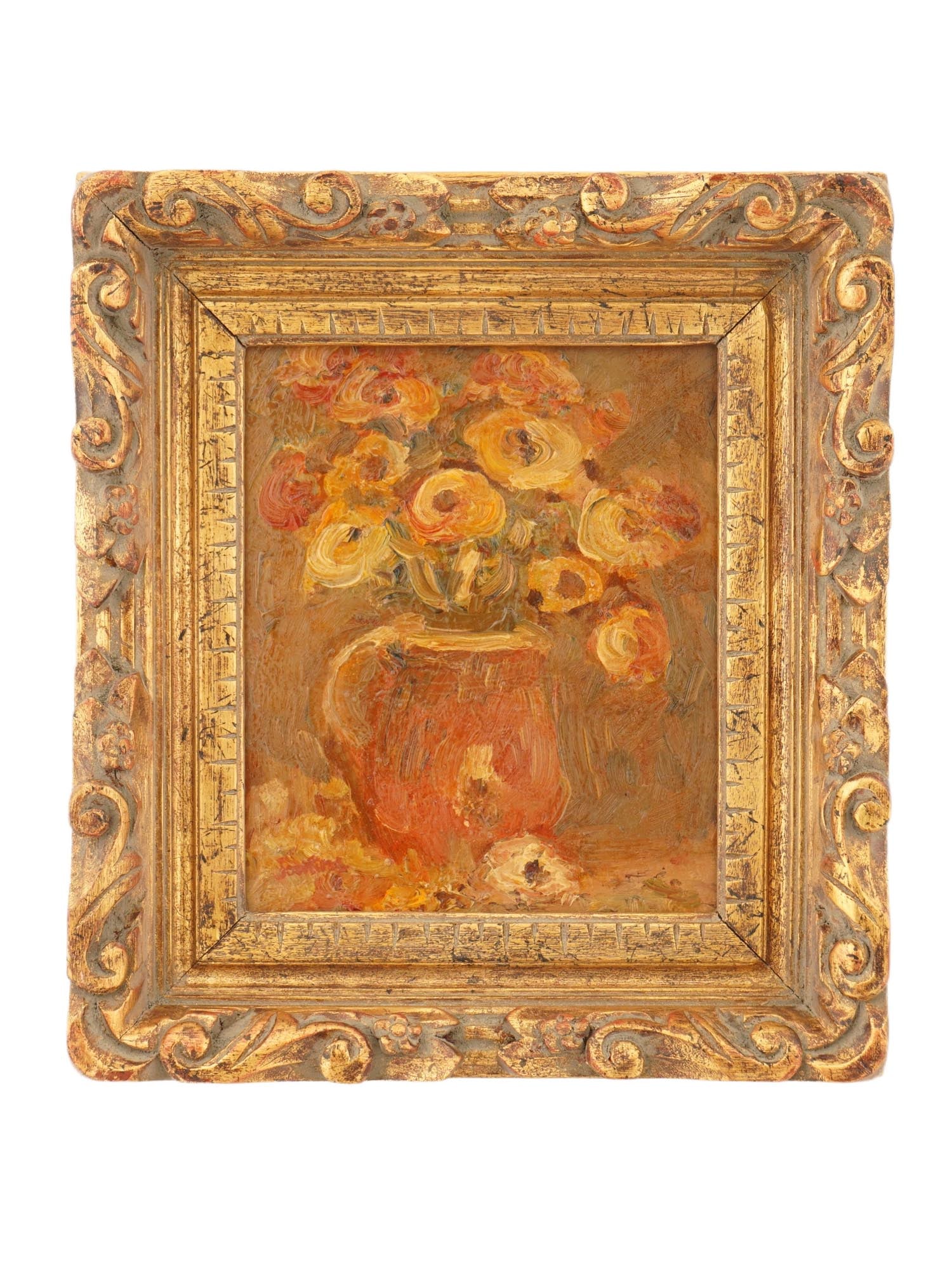 SIGNED CHAIM SOUTINE EXPRESSIONIST OIL PAINTING (1 of 4)